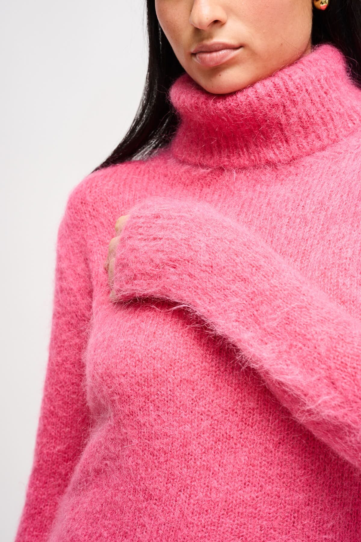 Dolcevita Cropped In Mohair Maryley