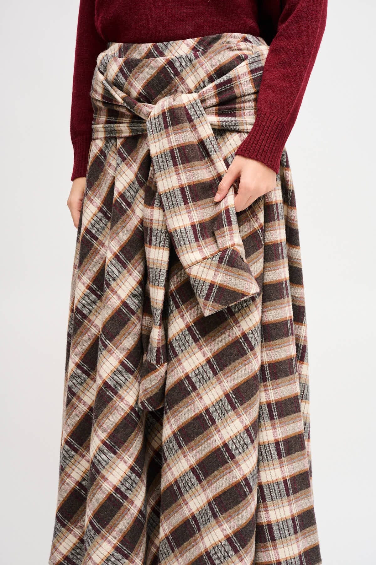 Gonna Check Con Nodo Effetto Maniche Maryley