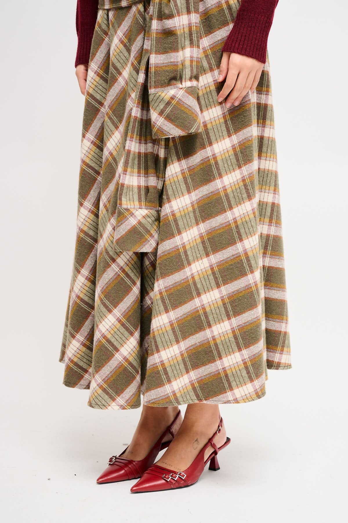 Gonna Check Con Nodo Effetto Maniche Maryley