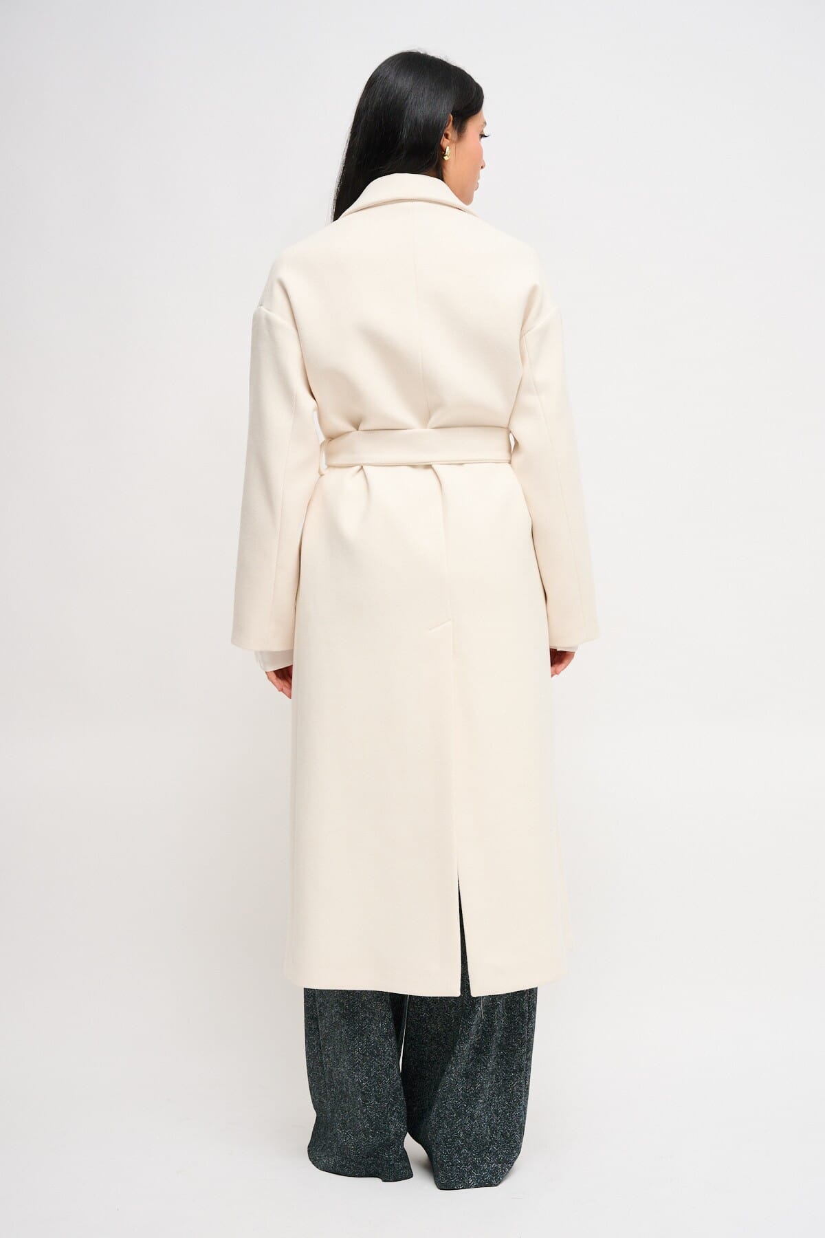 Cappotto Con Fusciacca E Spilla Gioiello Maryley