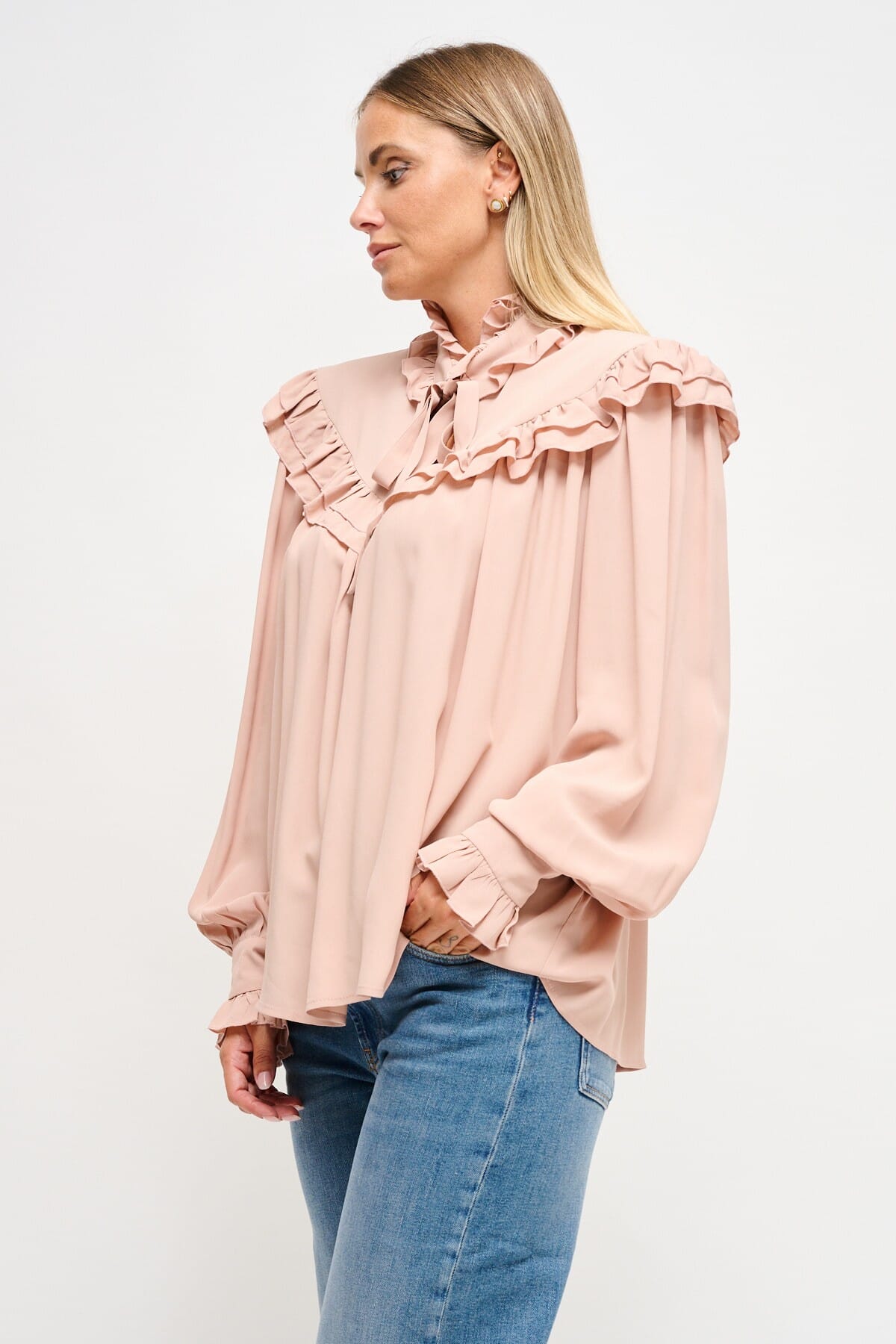 Viscose Blouse With Maryley Lace
