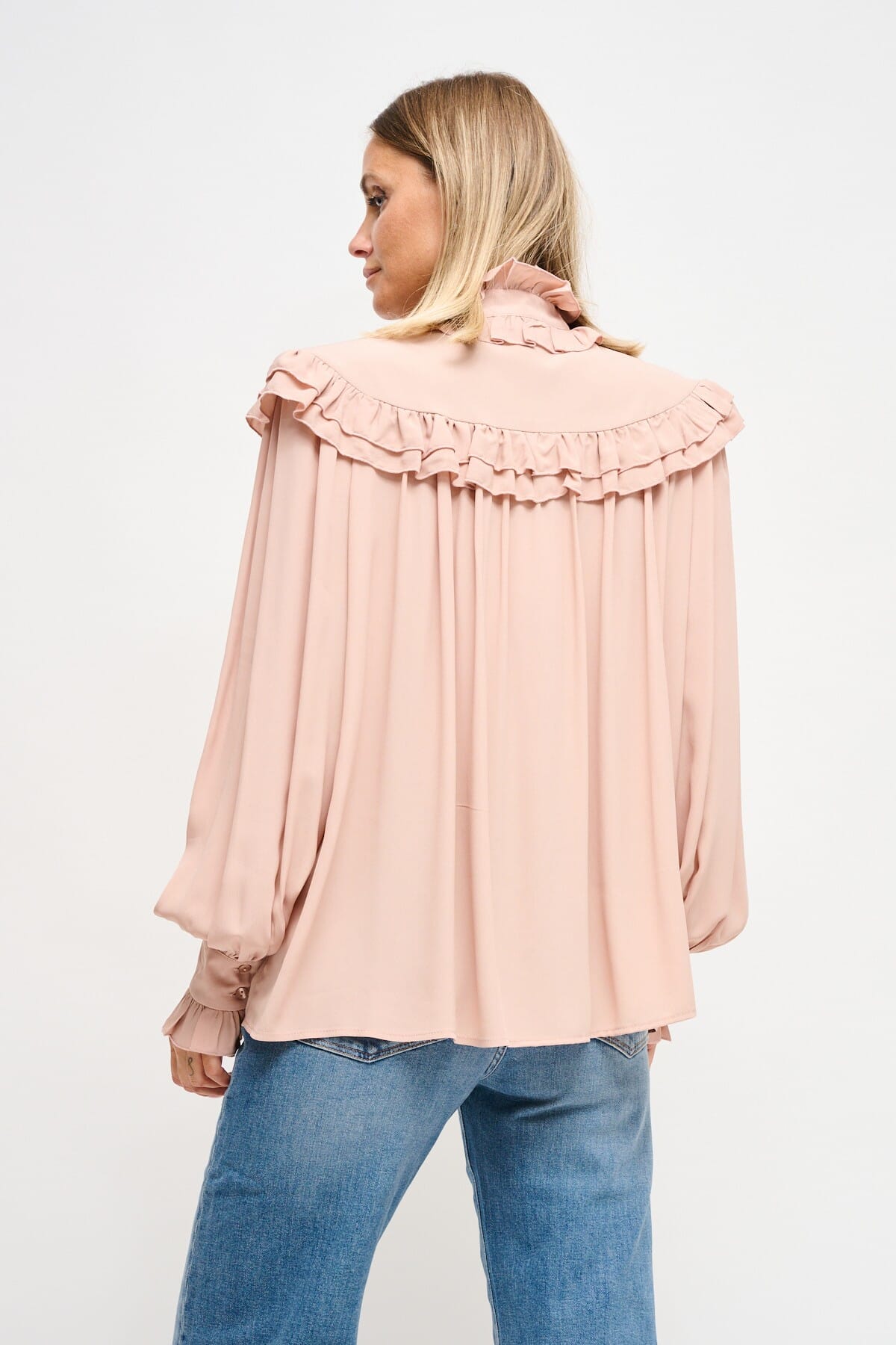 Viscose Blouse With Maryley Lace