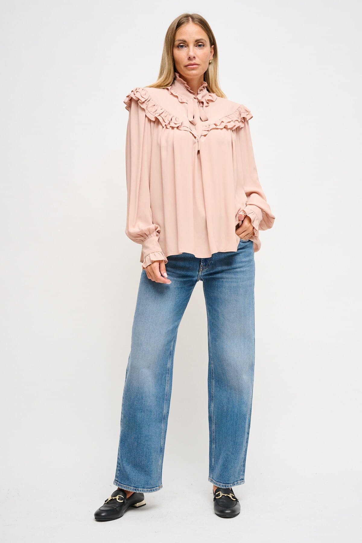 Viscose Blouse With Maryley Lace