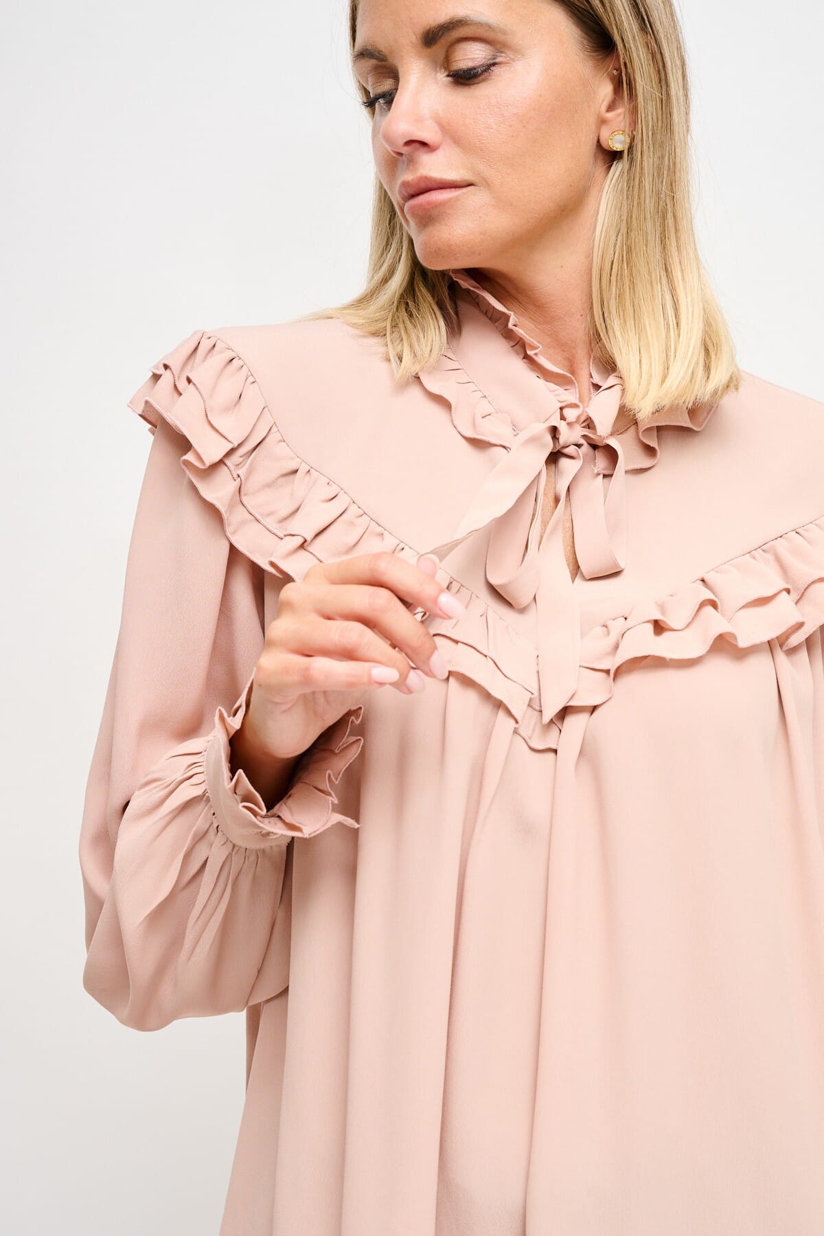 Viscose Blouse With Maryley Lace