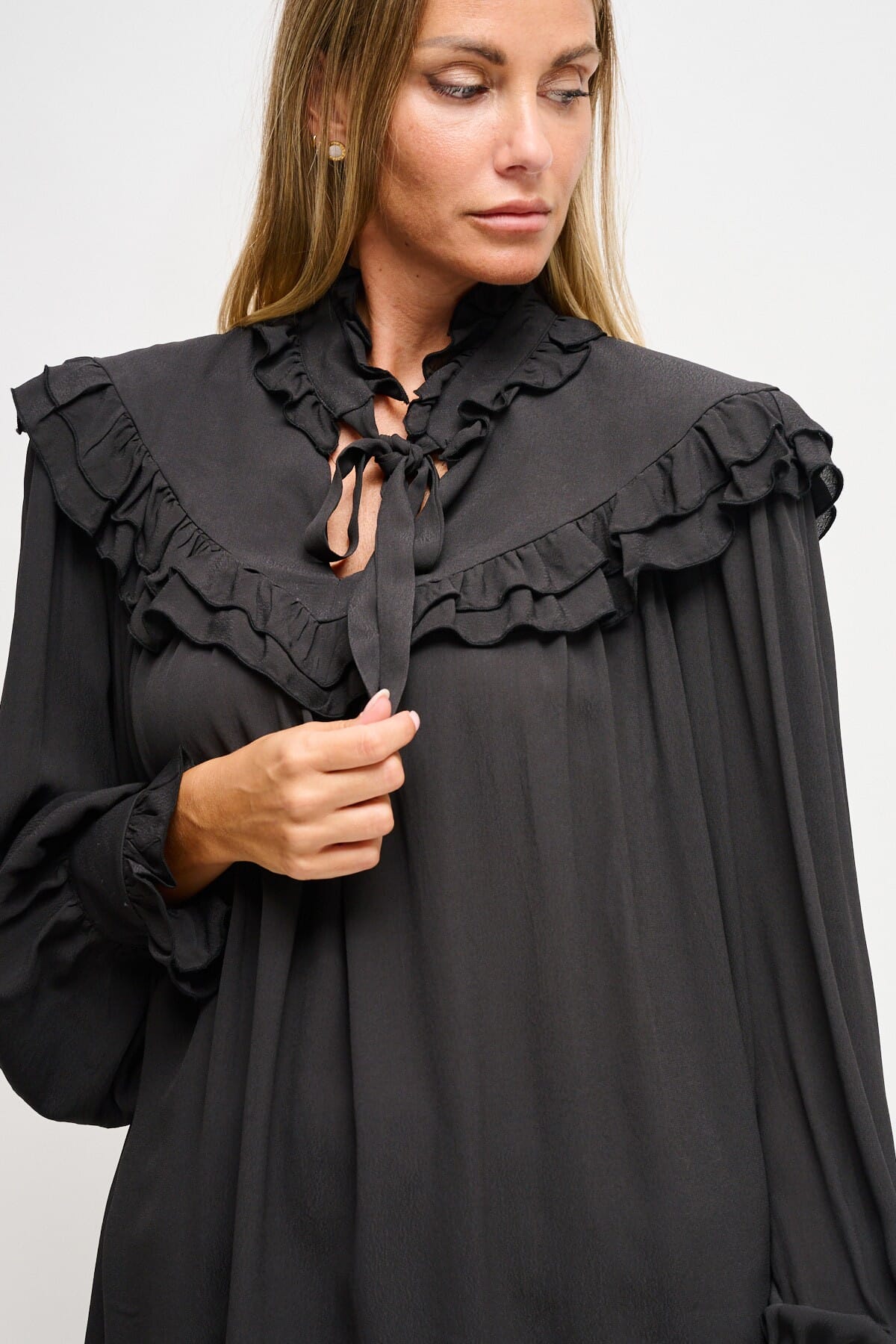 Viscose Blouse With Maryley Lace