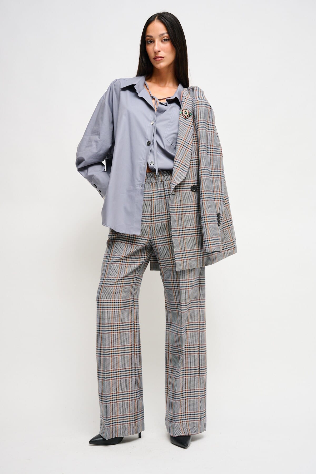 Over Cotton Shirt With Maryley Laces