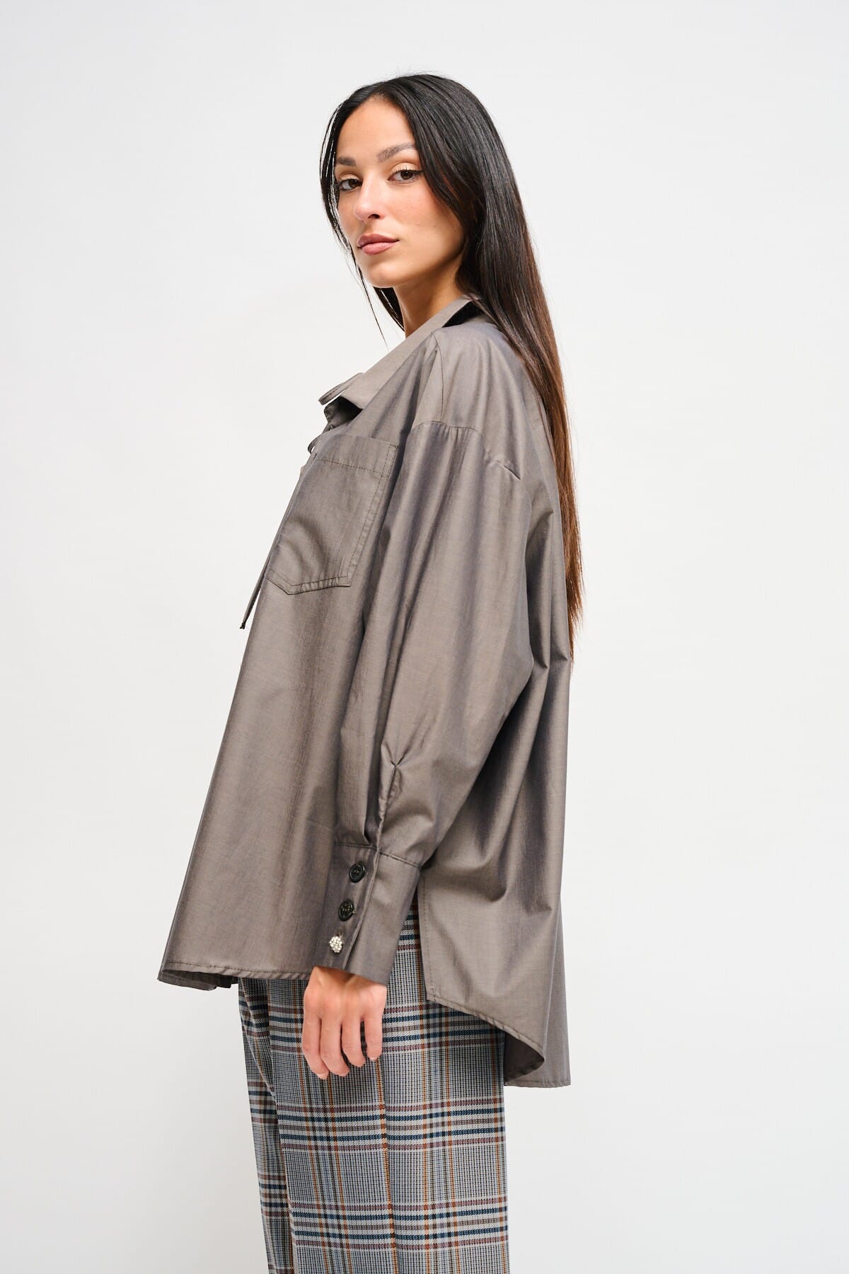 Over Cotton Shirt With Maryley Laces