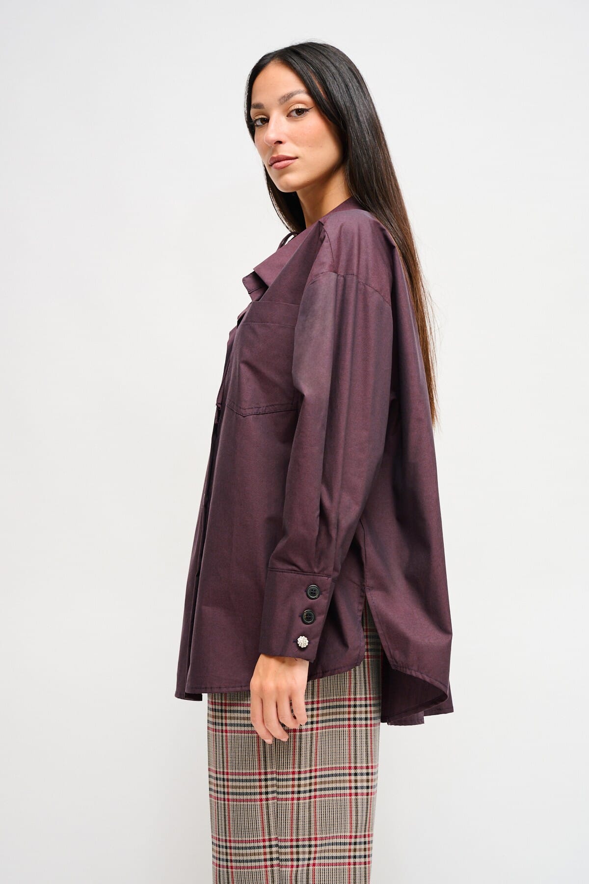 Over Cotton Shirt With Maryley Laces