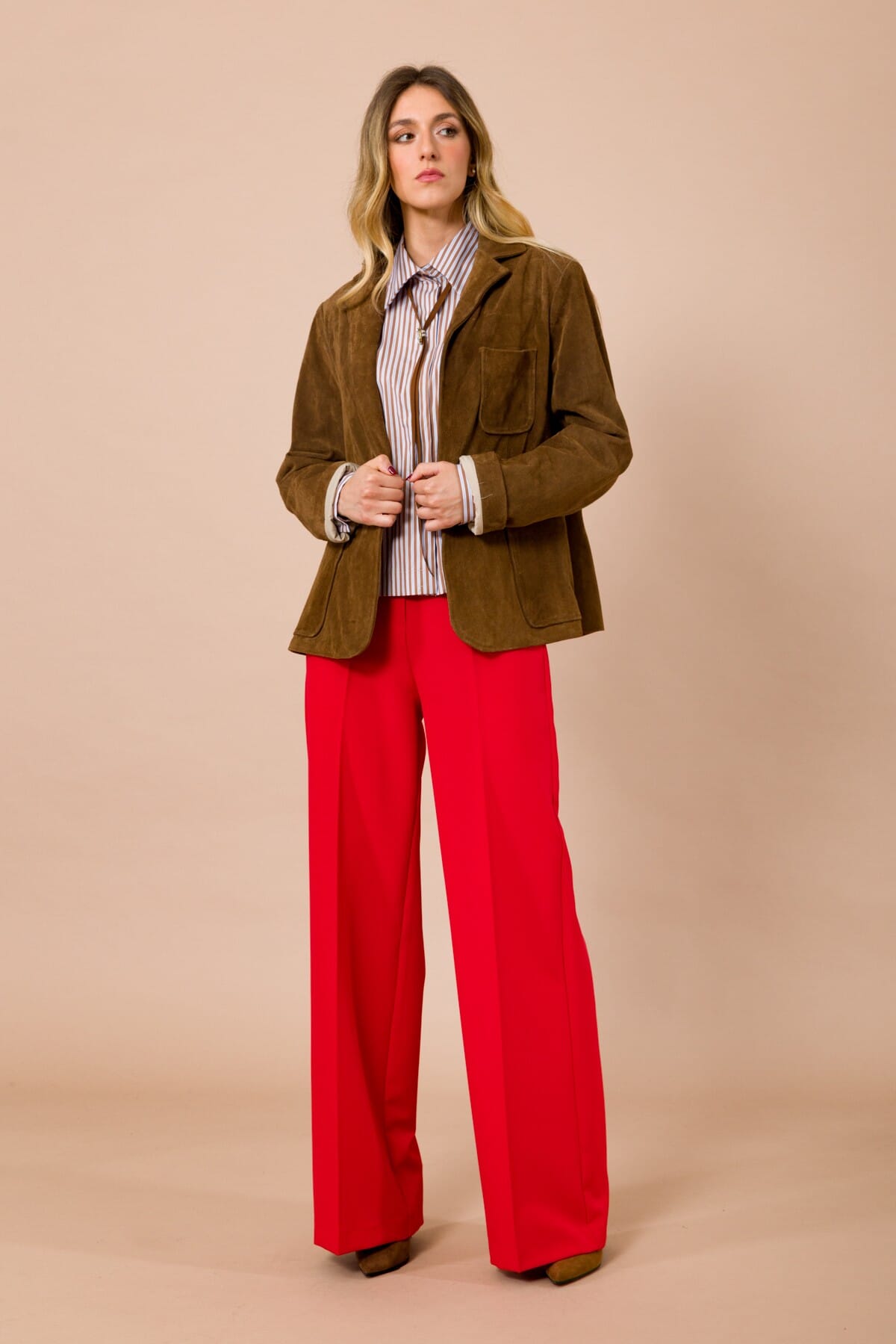 Maryley - Veste fendue avec poches plaquées