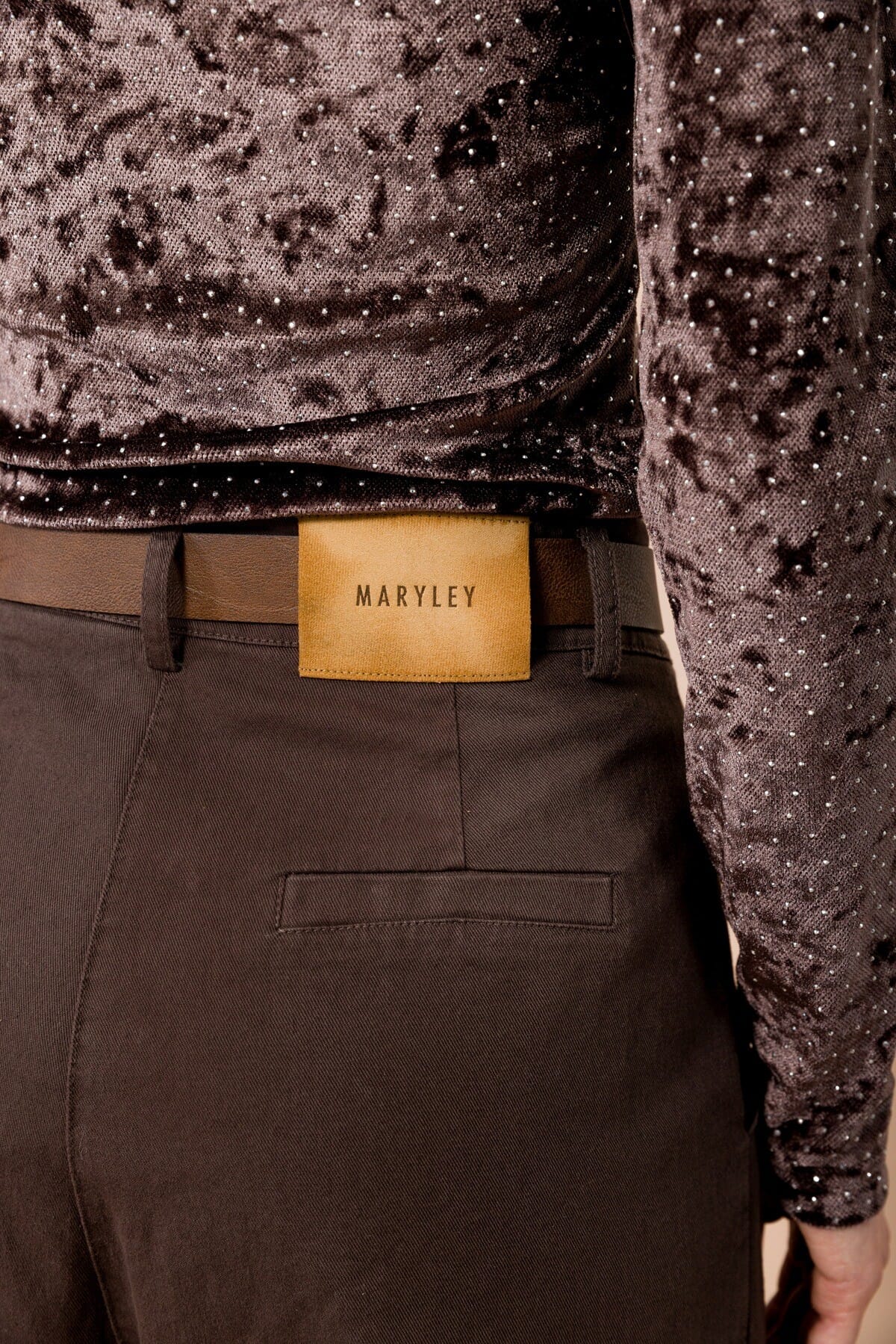 Pantalone Cargo Con Cintura In Vita E Tasconi Con Soffietto Maryley