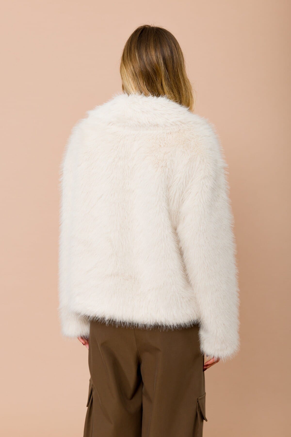 Ecopelliccia Doppiopetto Con Collo Rever Maryley