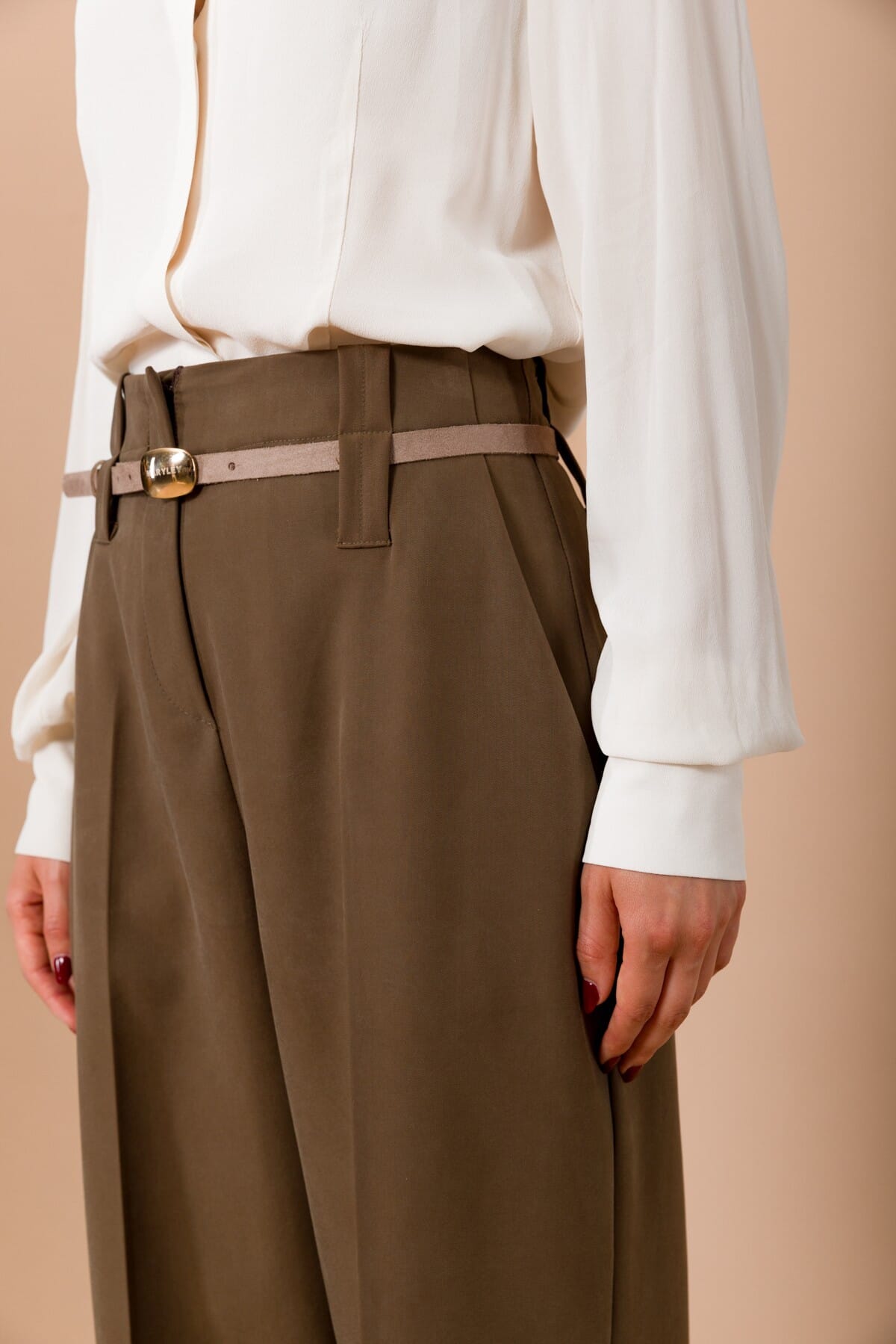 Pantalone Palazzo Con Cintura In Vita Maryley