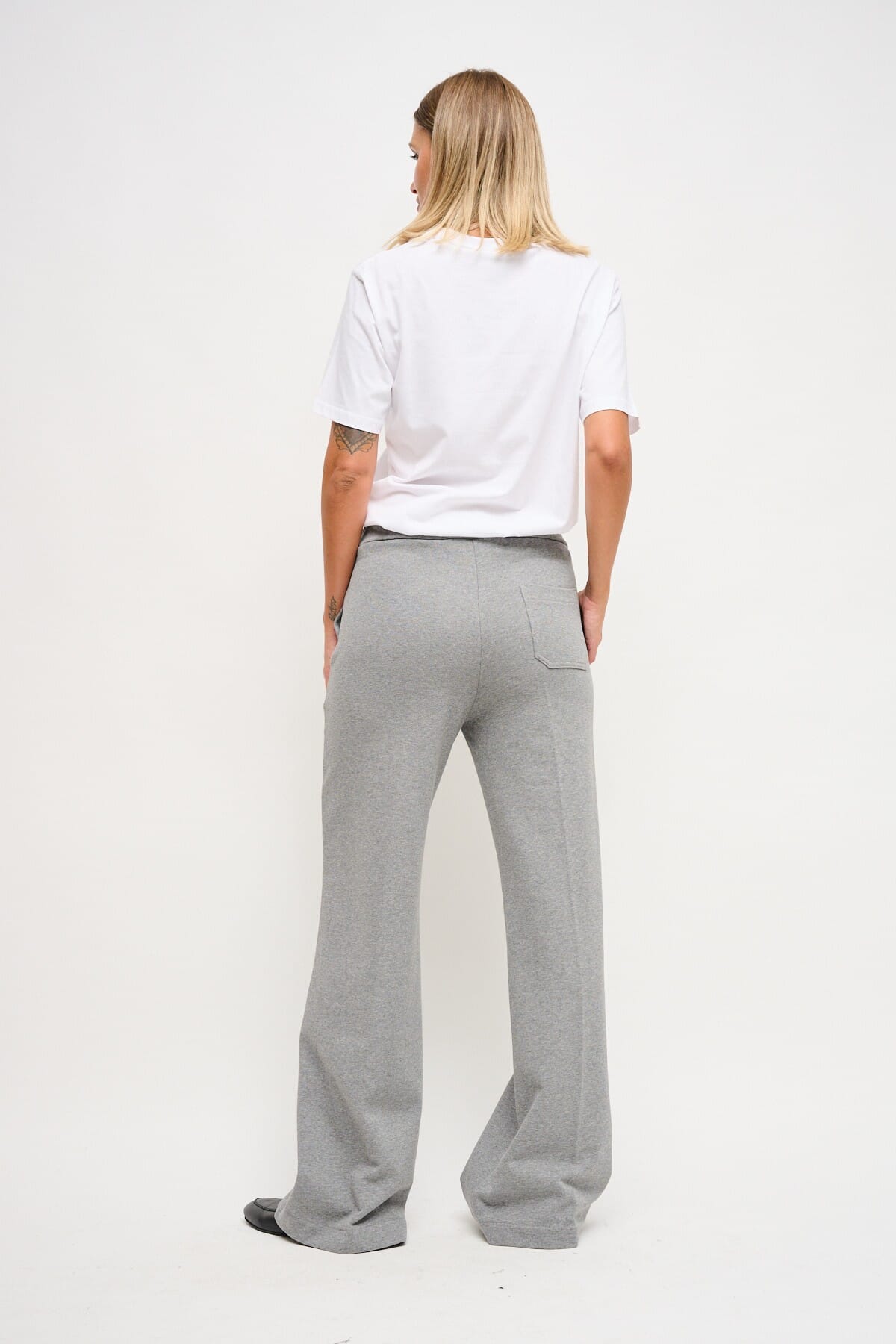 Pantalone Palazzo In Felpa Con Coulisse In Vita Maryley