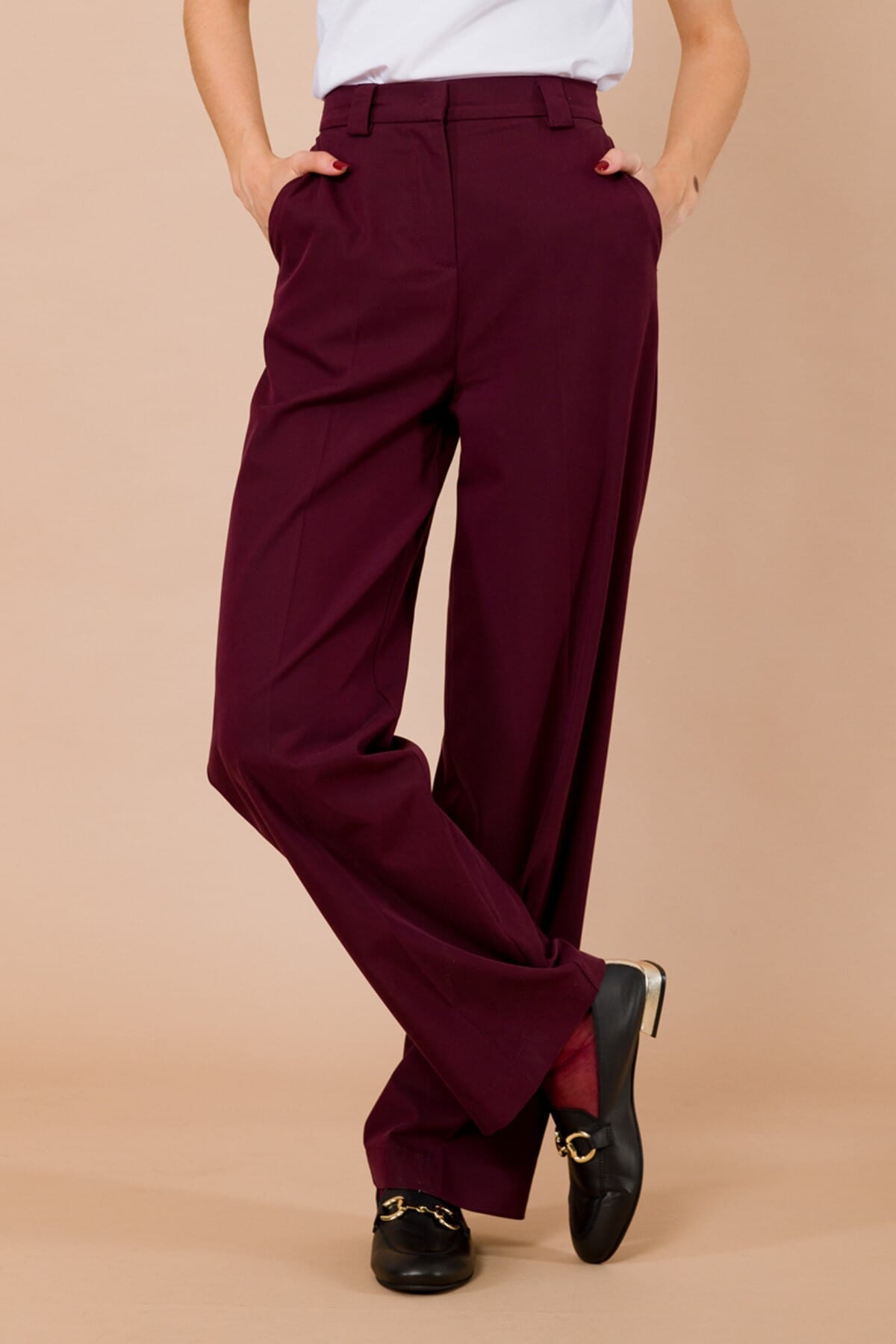 Pantalone Dritto Con Passanti Maryley