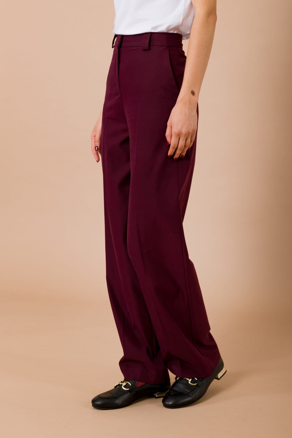 Pantalone Dritto Con Passanti Maryley