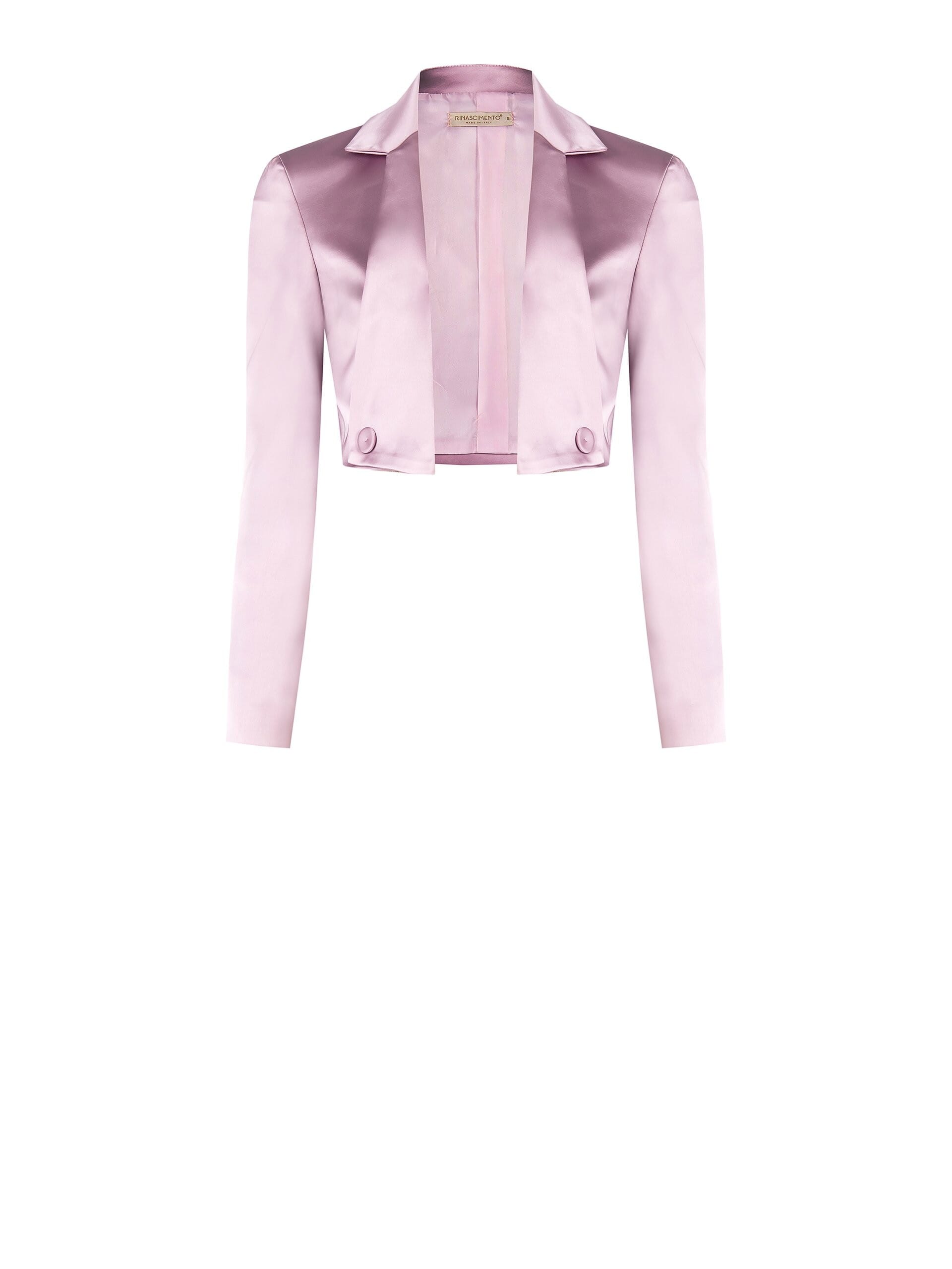 Boléro ouvert en satin avec bretelles Rinascimento