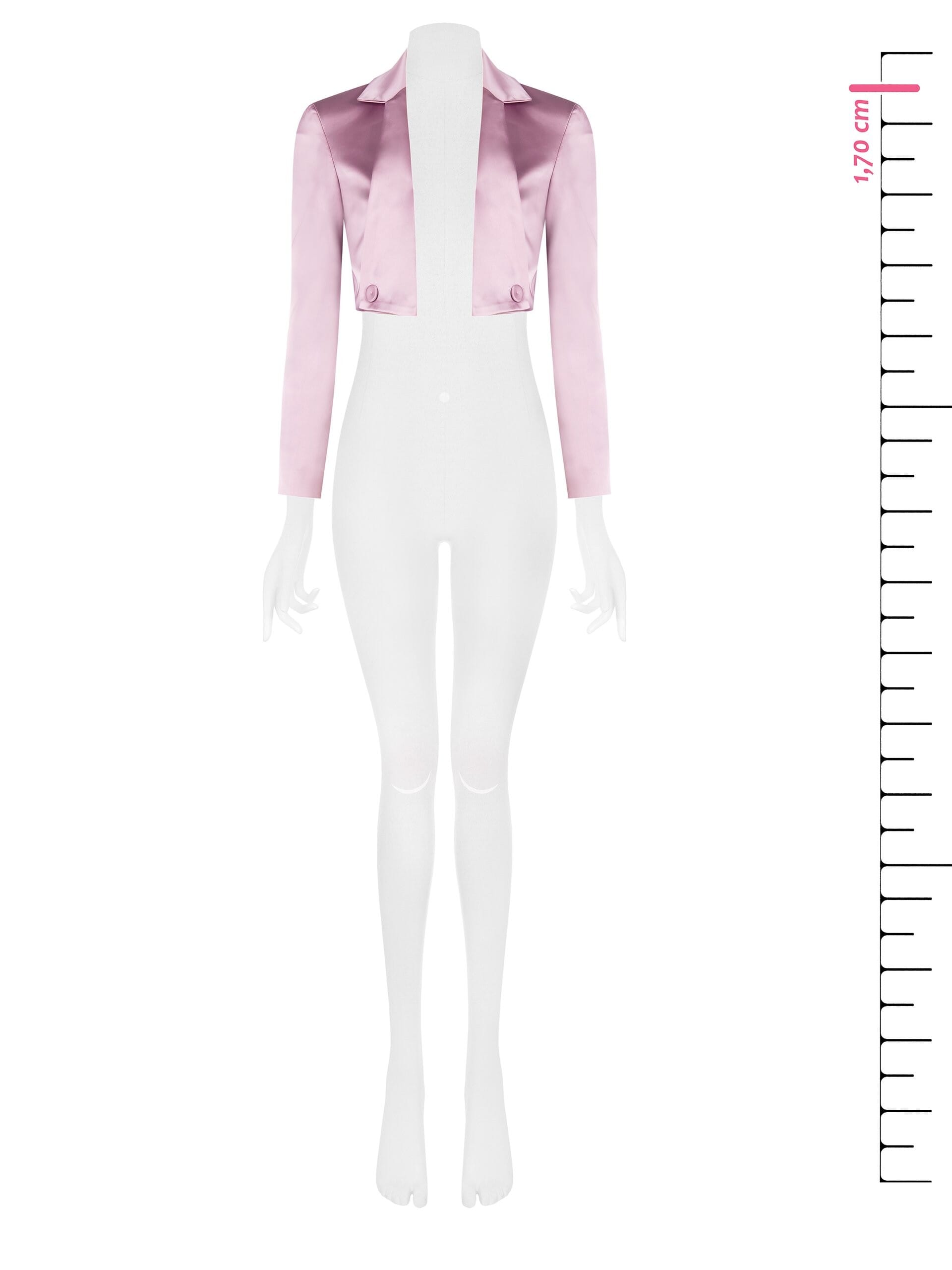 Boléro ouvert en satin avec bretelles Rinascimento