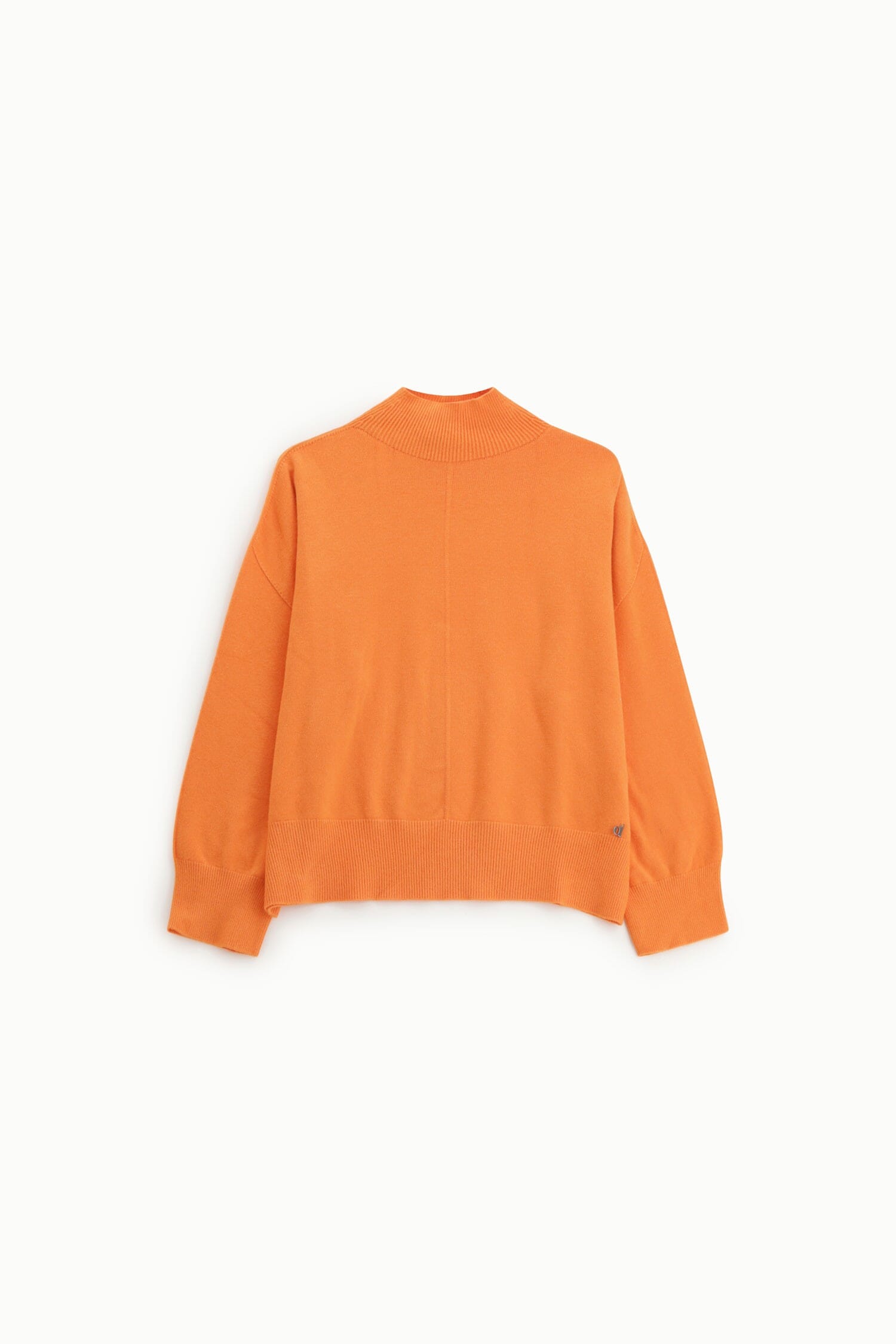 Maglia Dolcevita Con Maniche Ampie E Bordo A Costine Dixie