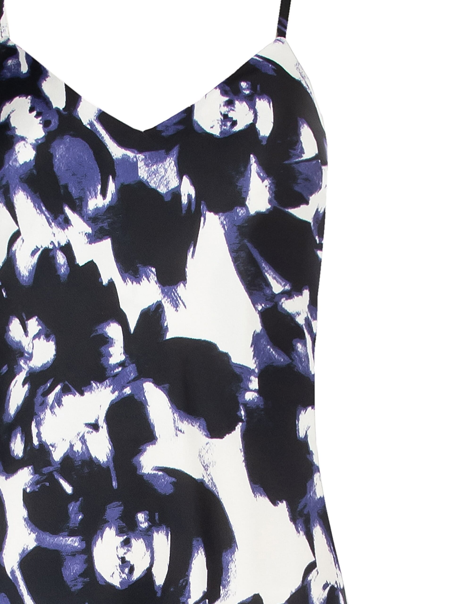 Abito Sottoveste In Raso Stampato Rinascimento