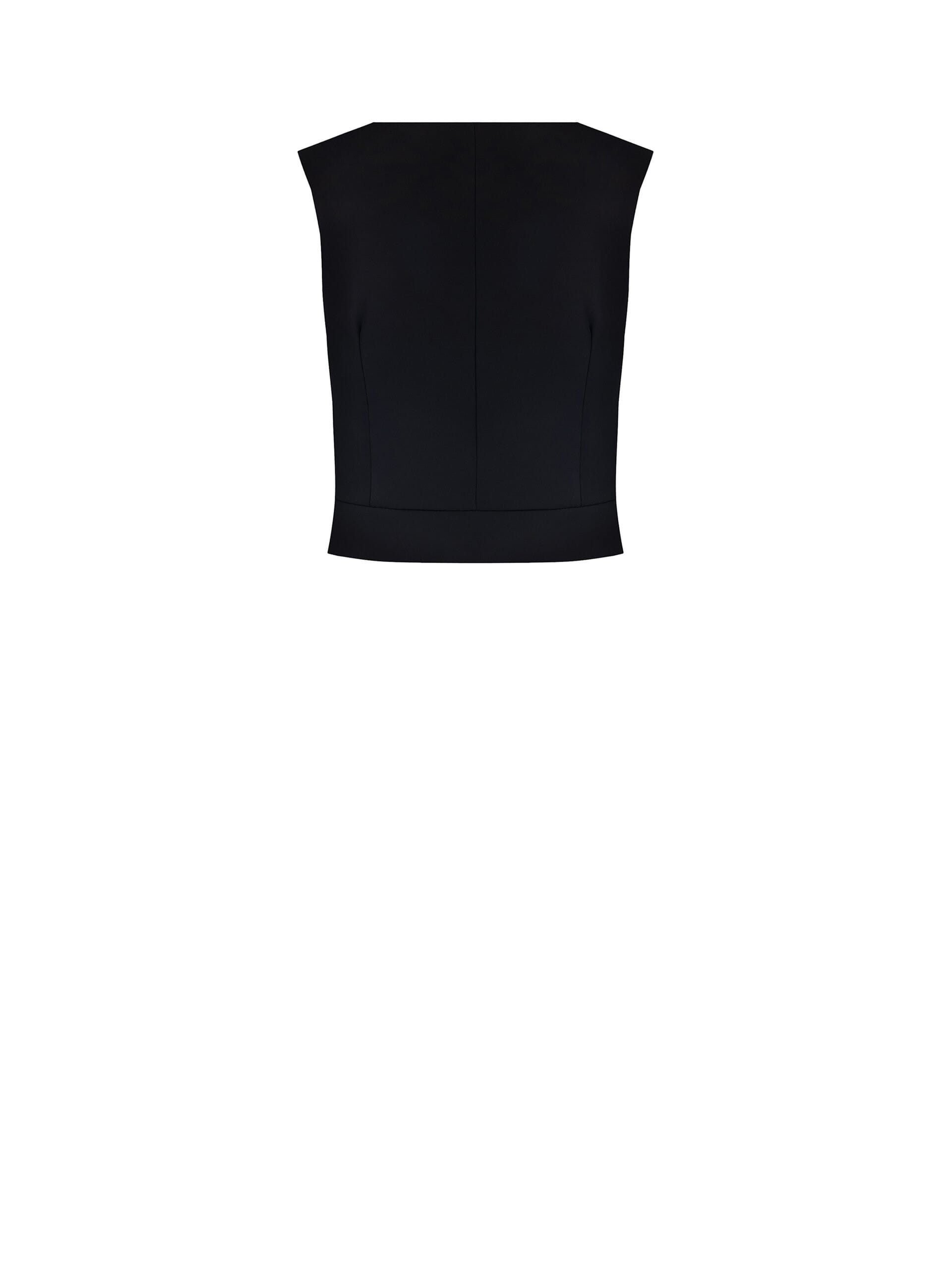 Top Corto In Tessuto Fluido Con Scollo A Incrocio Rinascimento