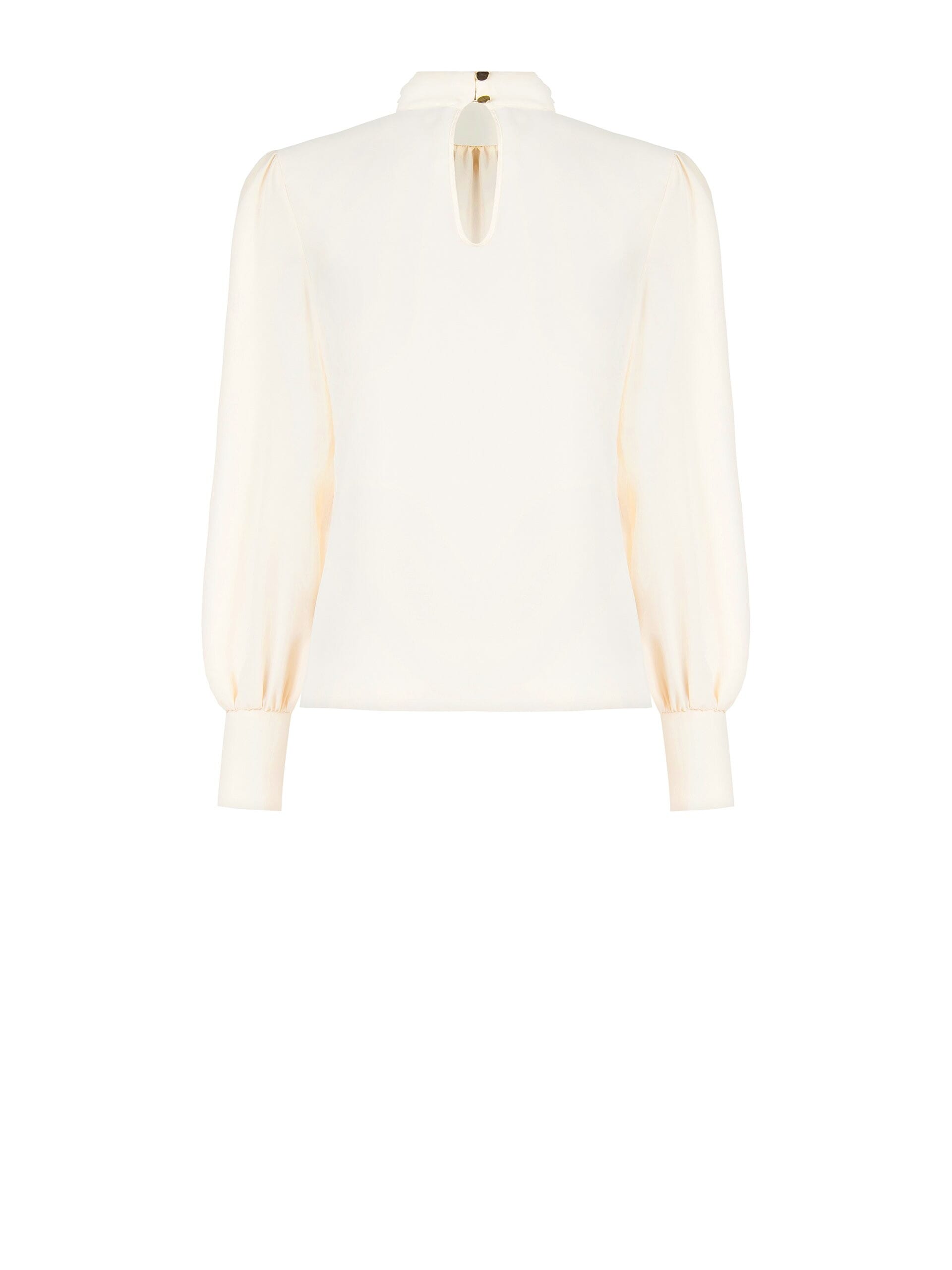 Chemisier large et fluide en satin opaque avec col couvert de paillettes Maxi Rinascimento