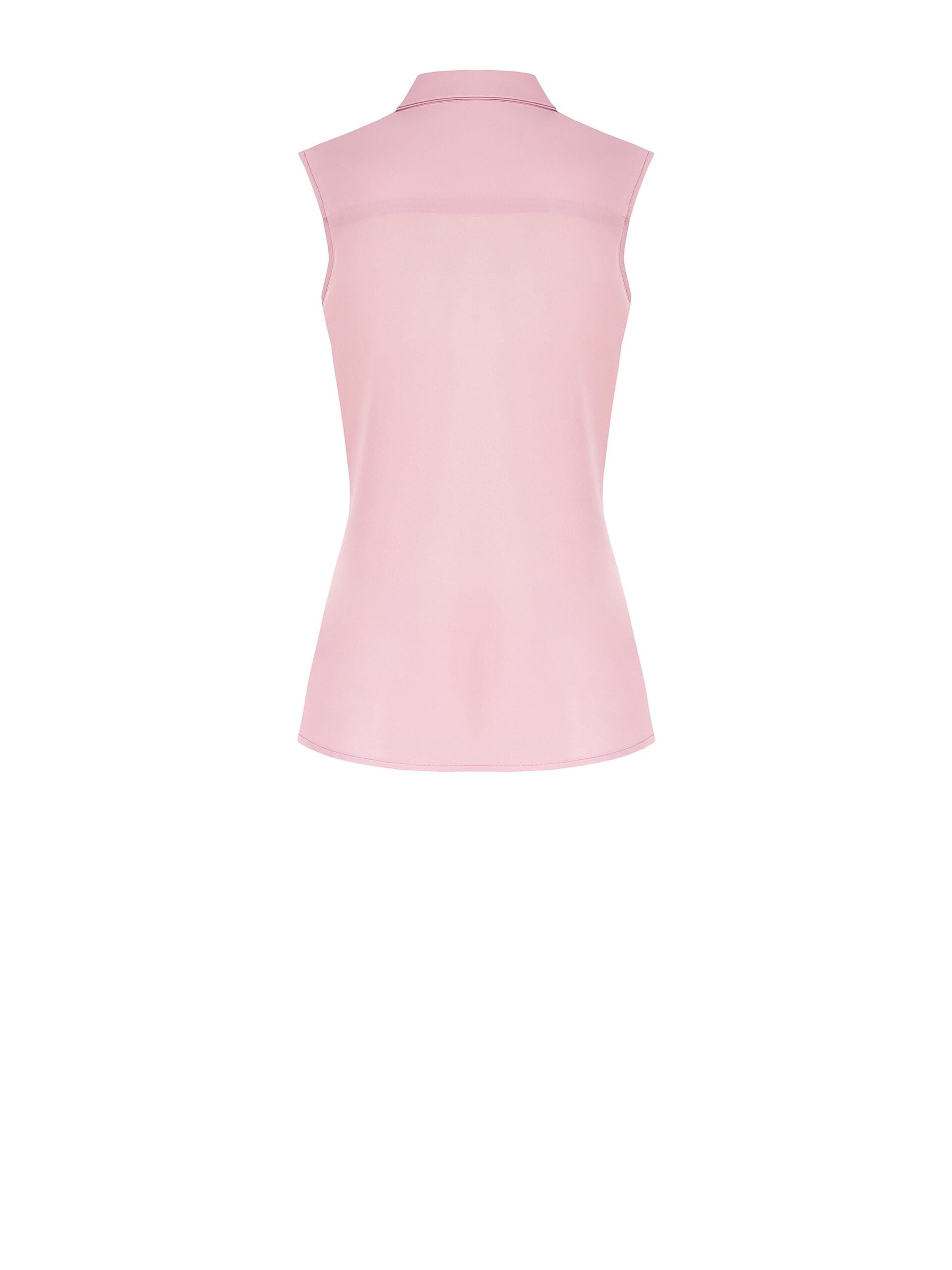 Blusa In Georgette Con Balza E Bottoni Gioiello Rinascimento