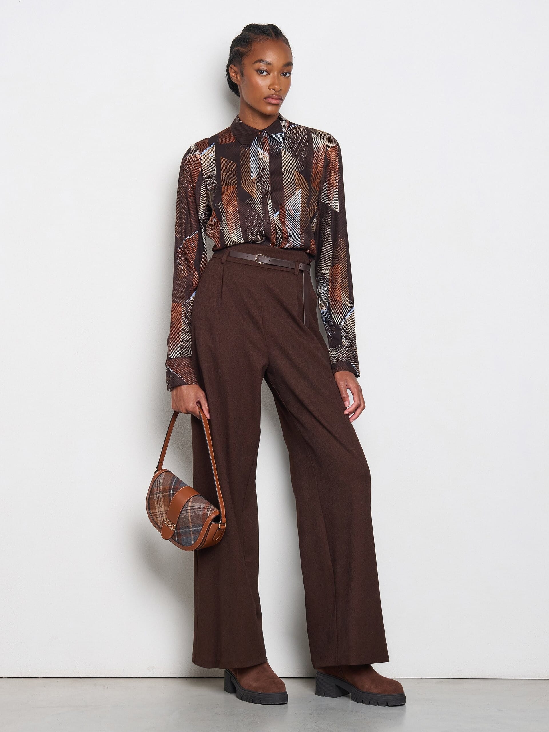 Camicia Sfiancata In Viscosa Rinascimento