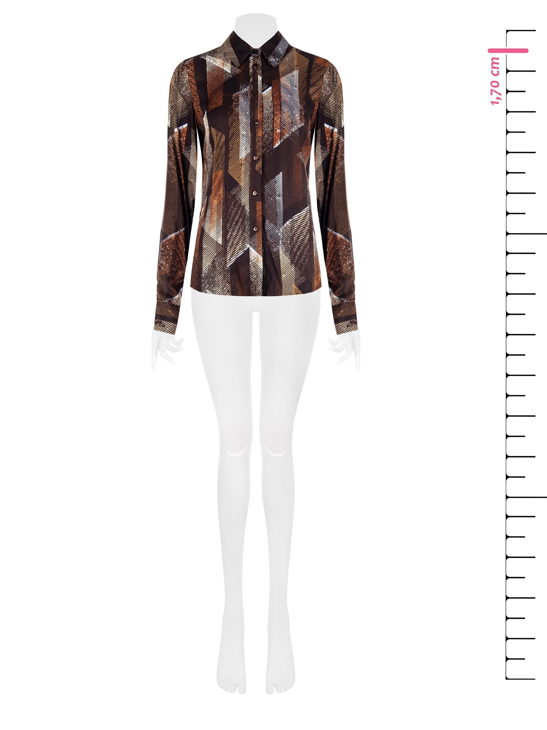 Camicia Sfiancata In Viscosa Rinascimento