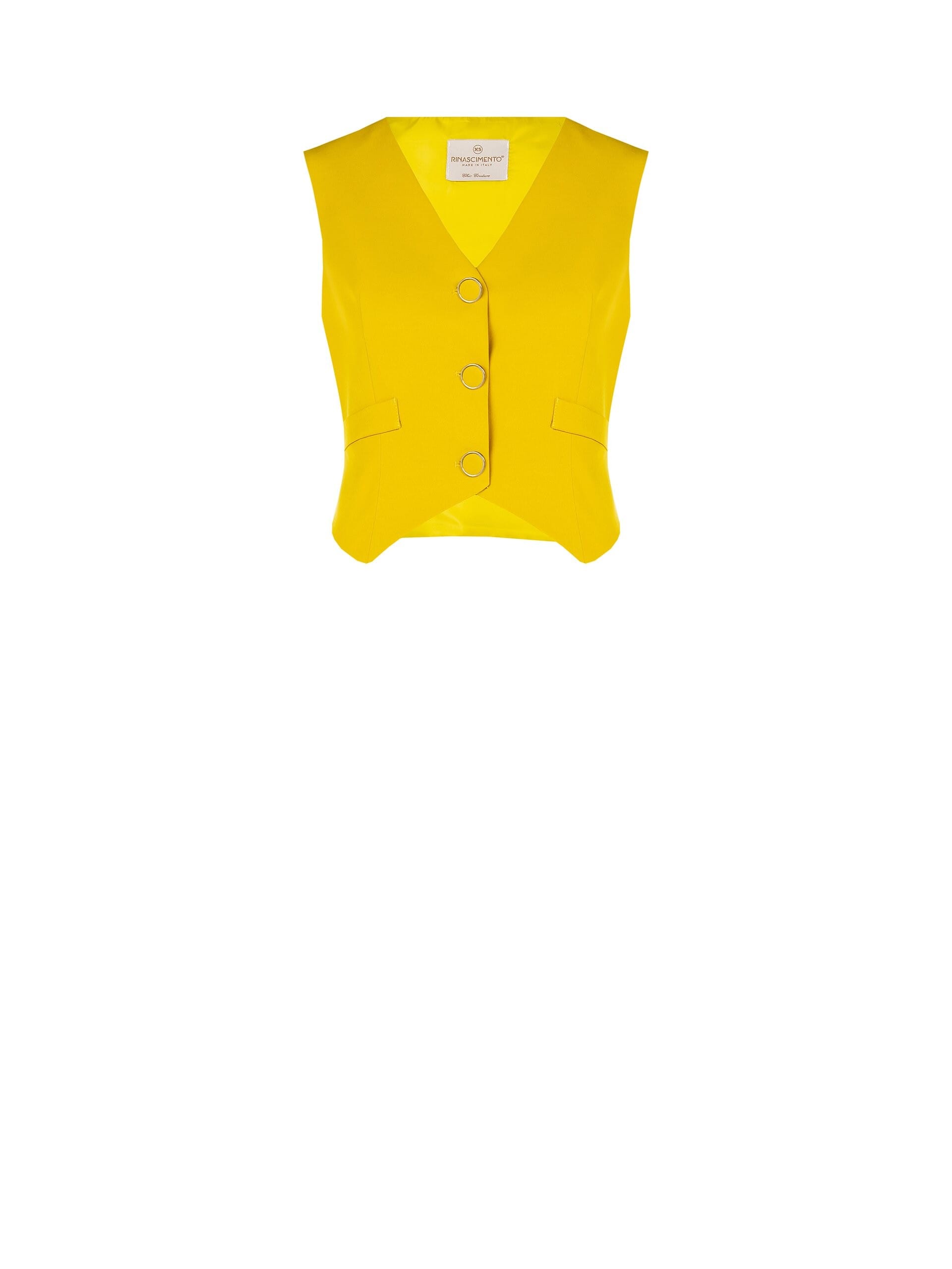 Gilet en tissu technique à 3 boutons Rinascimento
