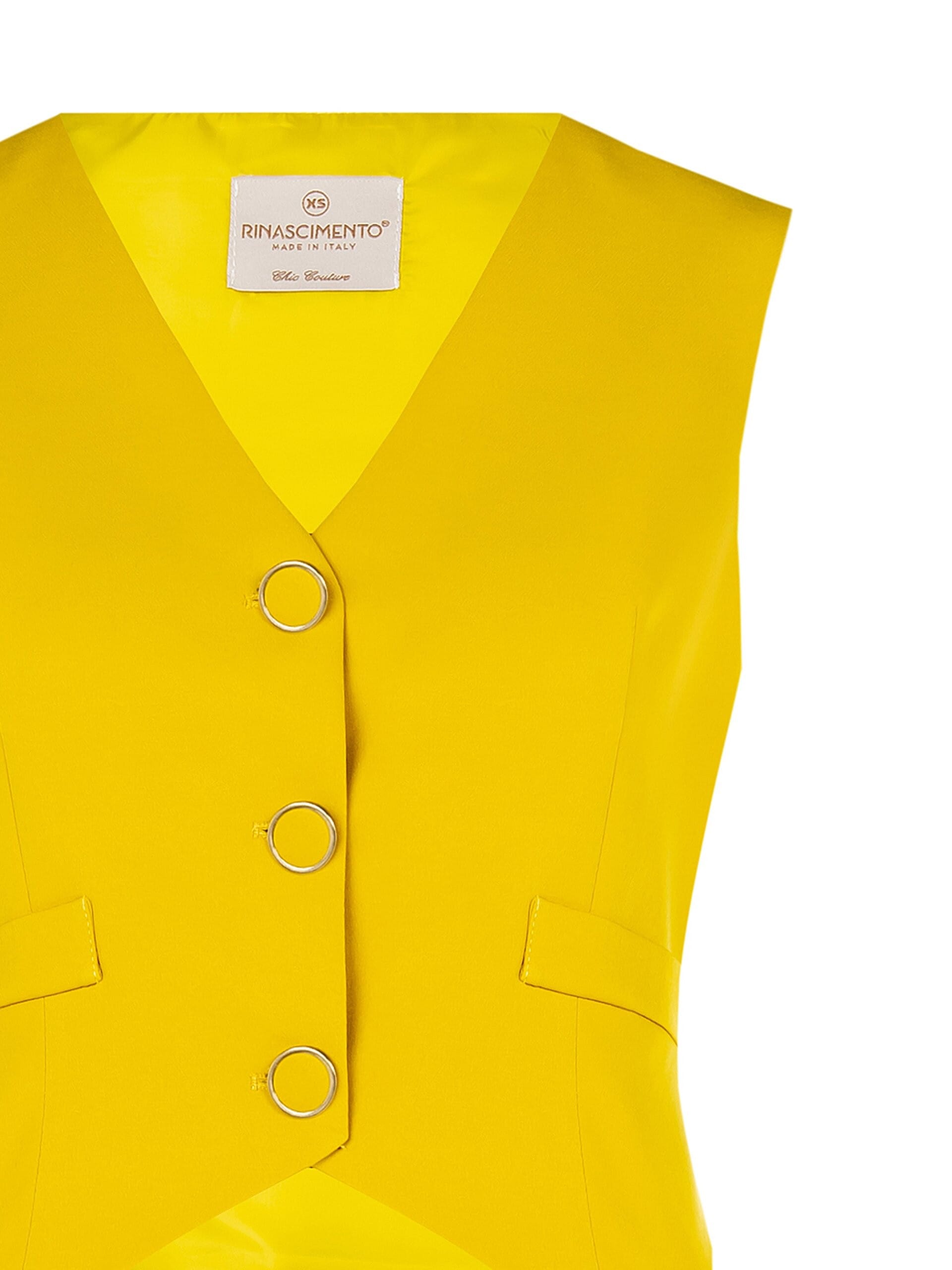 Gilet en tissu technique à 3 boutons Rinascimento