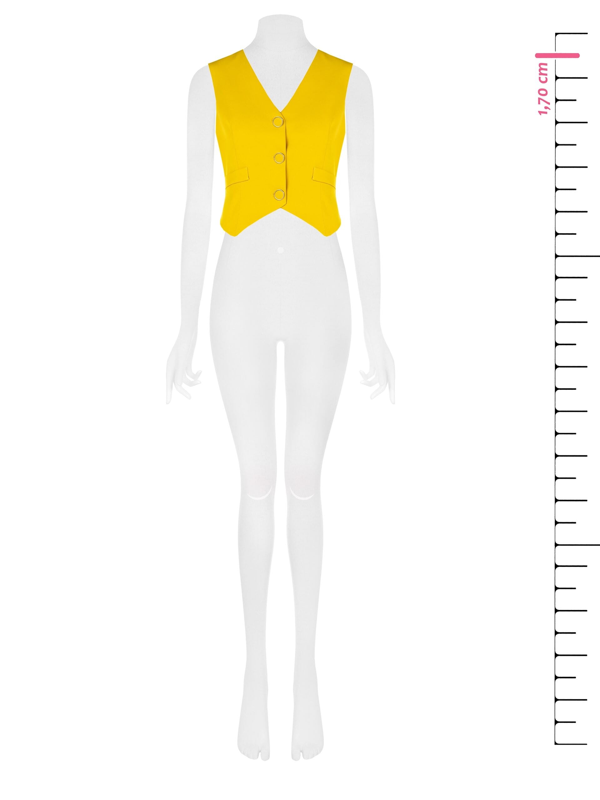 Gilet en tissu technique à 3 boutons Rinascimento