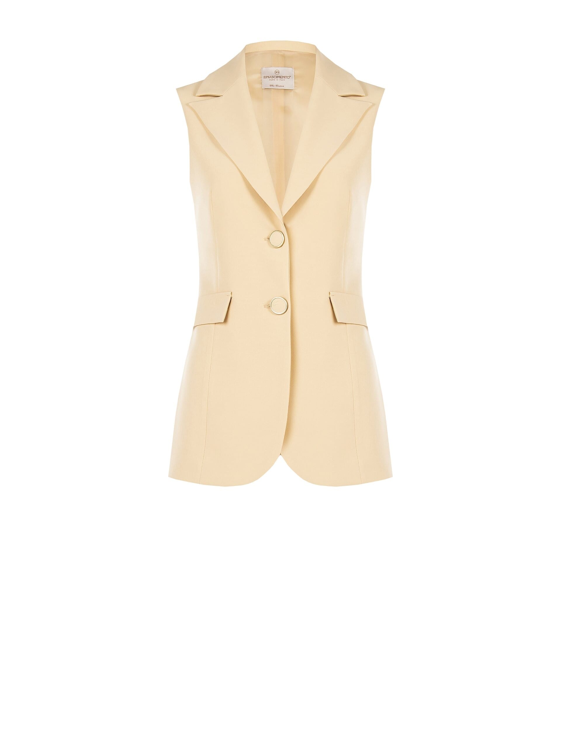 Rinascimento Technical Fabric Long Cut Fitted Waistcoat (gilet ajusté à coupe longue)