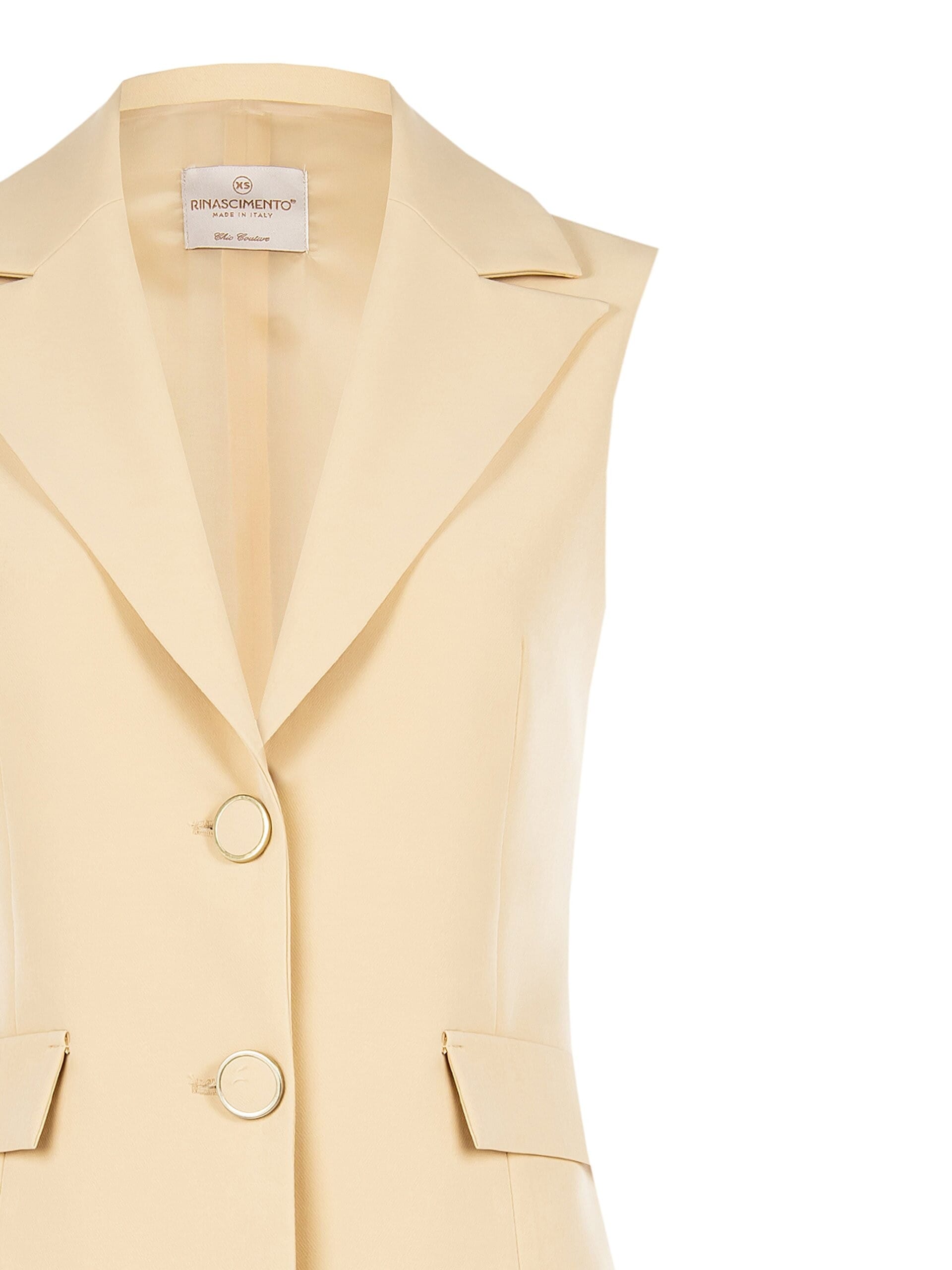 Rinascimento Technical Fabric Long Cut Fitted Waistcoat (gilet ajusté à coupe longue)