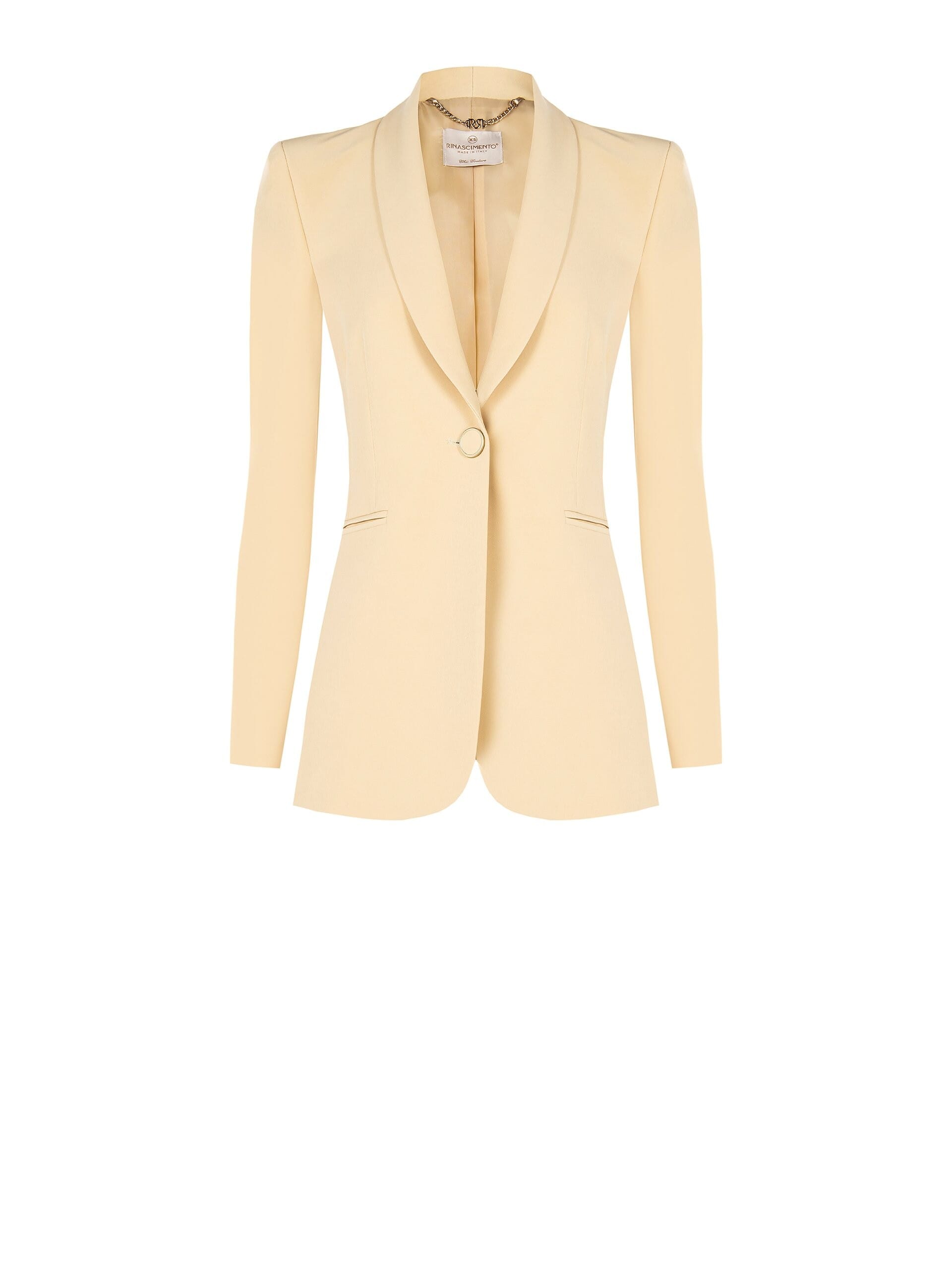 Giacca Blazer Sfiancata In Tessuto Tecnico Rinascimento