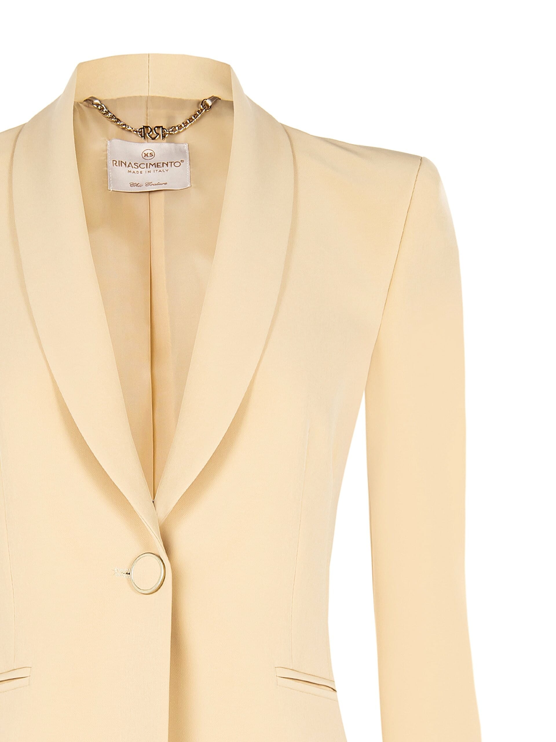 Giacca Blazer Sfiancata In Tessuto Tecnico Rinascimento