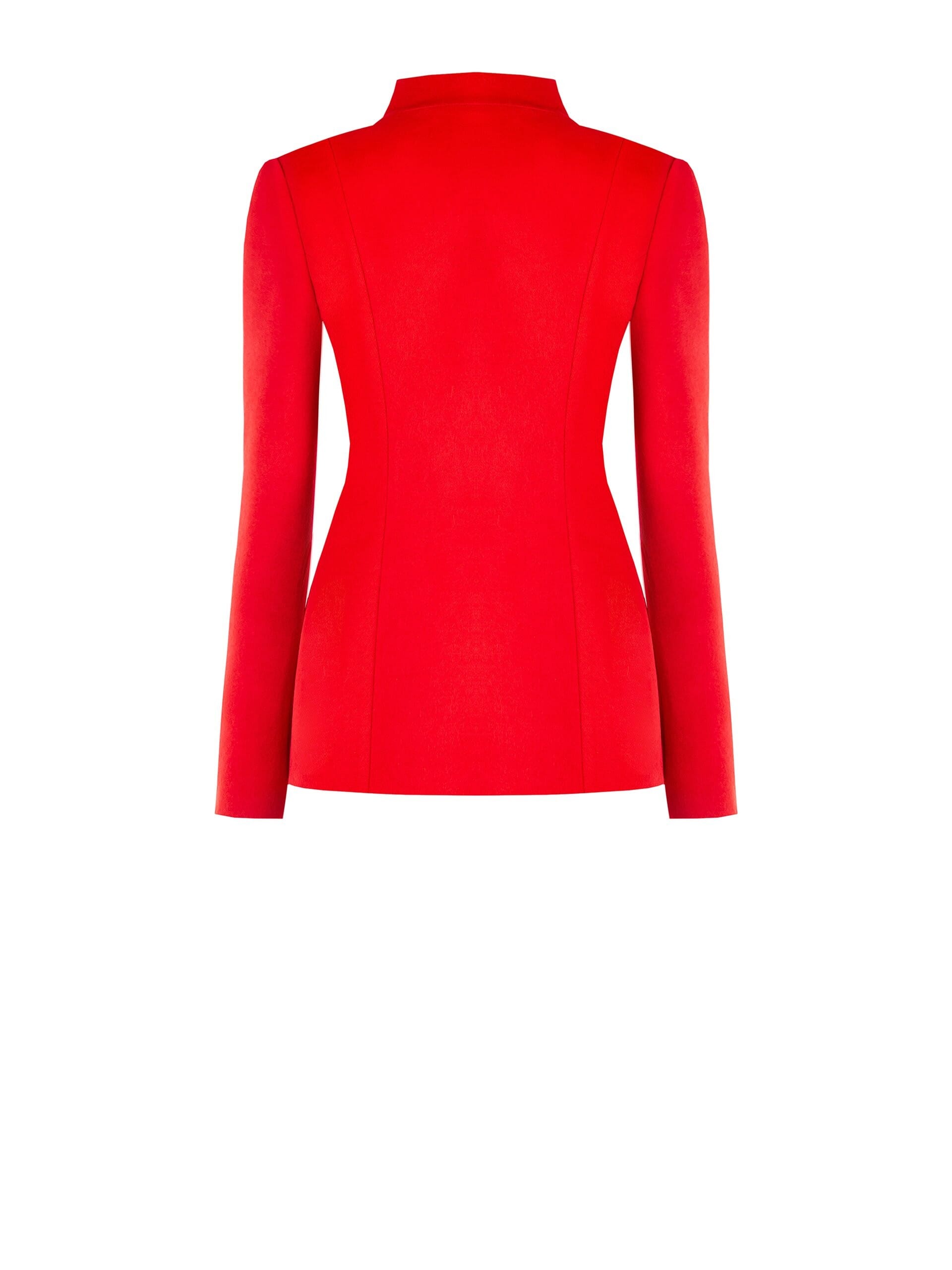 Manteau court structuré avec épaulettes et poches latérales Rinascimento