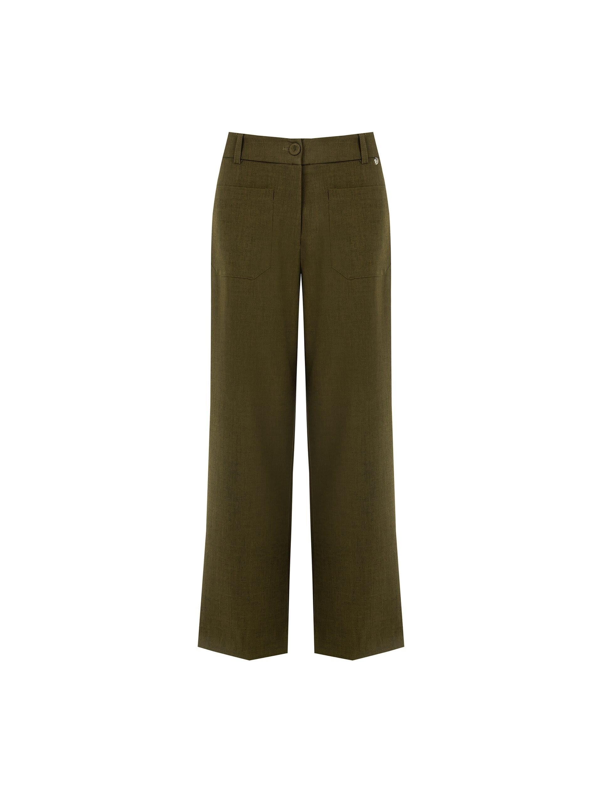 Pantalon droit croisé avec poches frontales Rinascimento