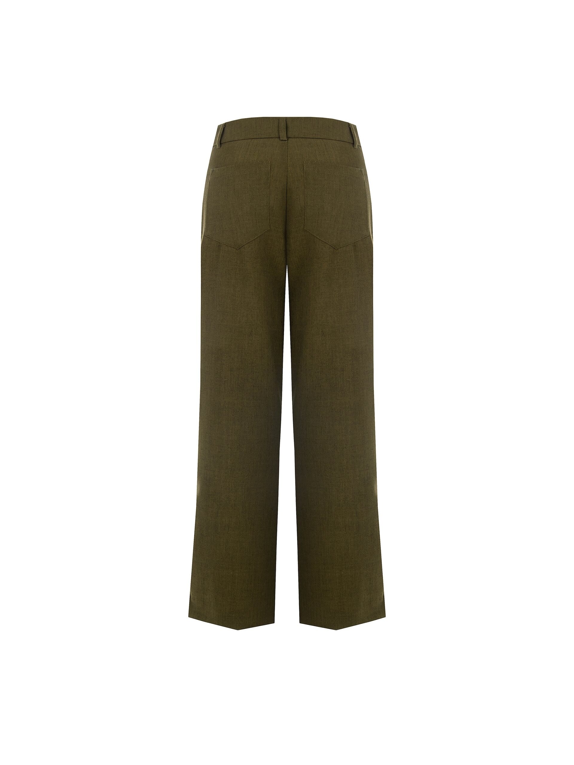 Pantalon droit croisé avec poches frontales Rinascimento