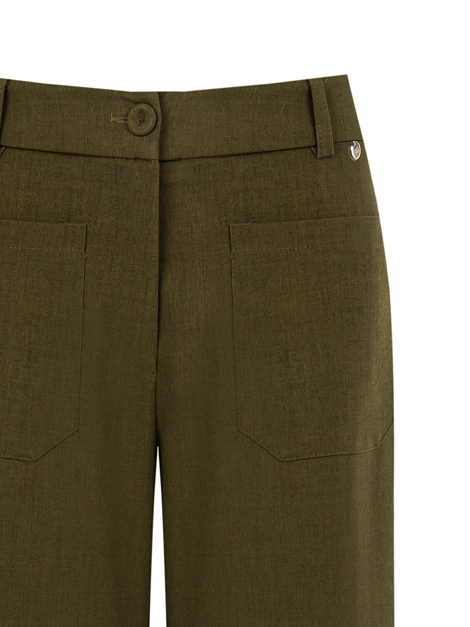 Pantalon droit croisé avec poches frontales Rinascimento