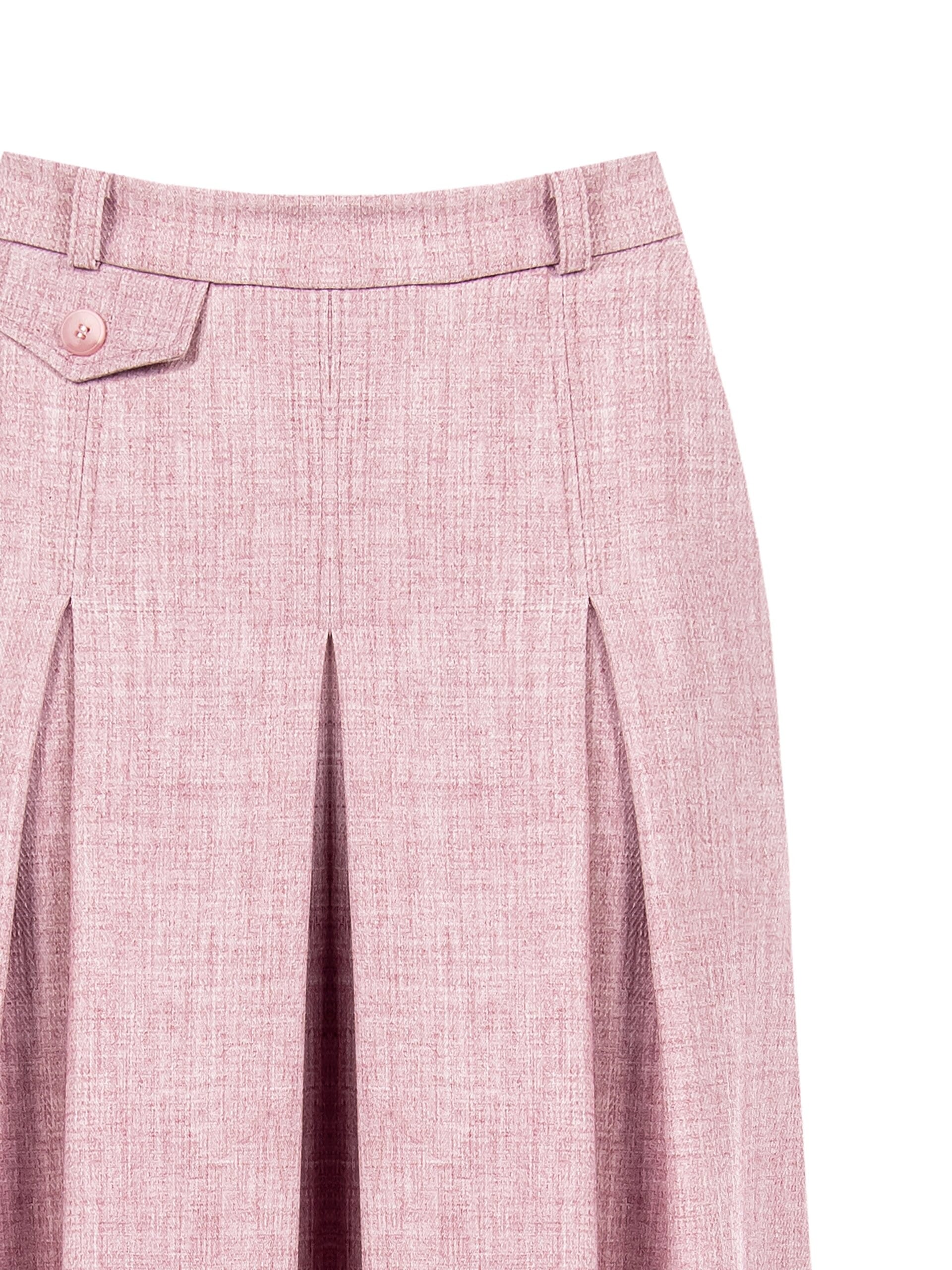 Jupe longue plissée avec poches Rinascimento