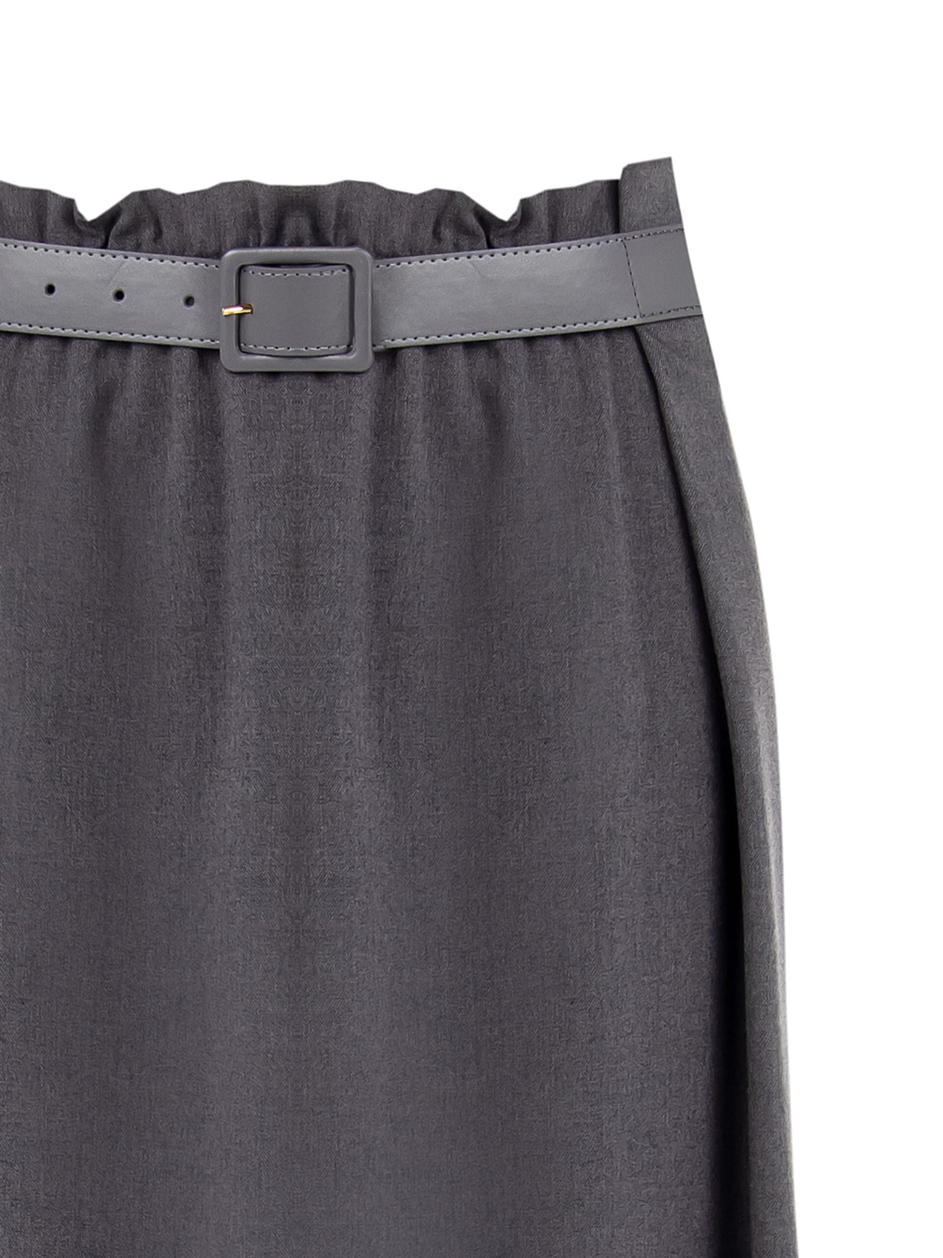 Gonna Lunga In Poliviscosa Con Cintura Rigida Integrata Rinascimento