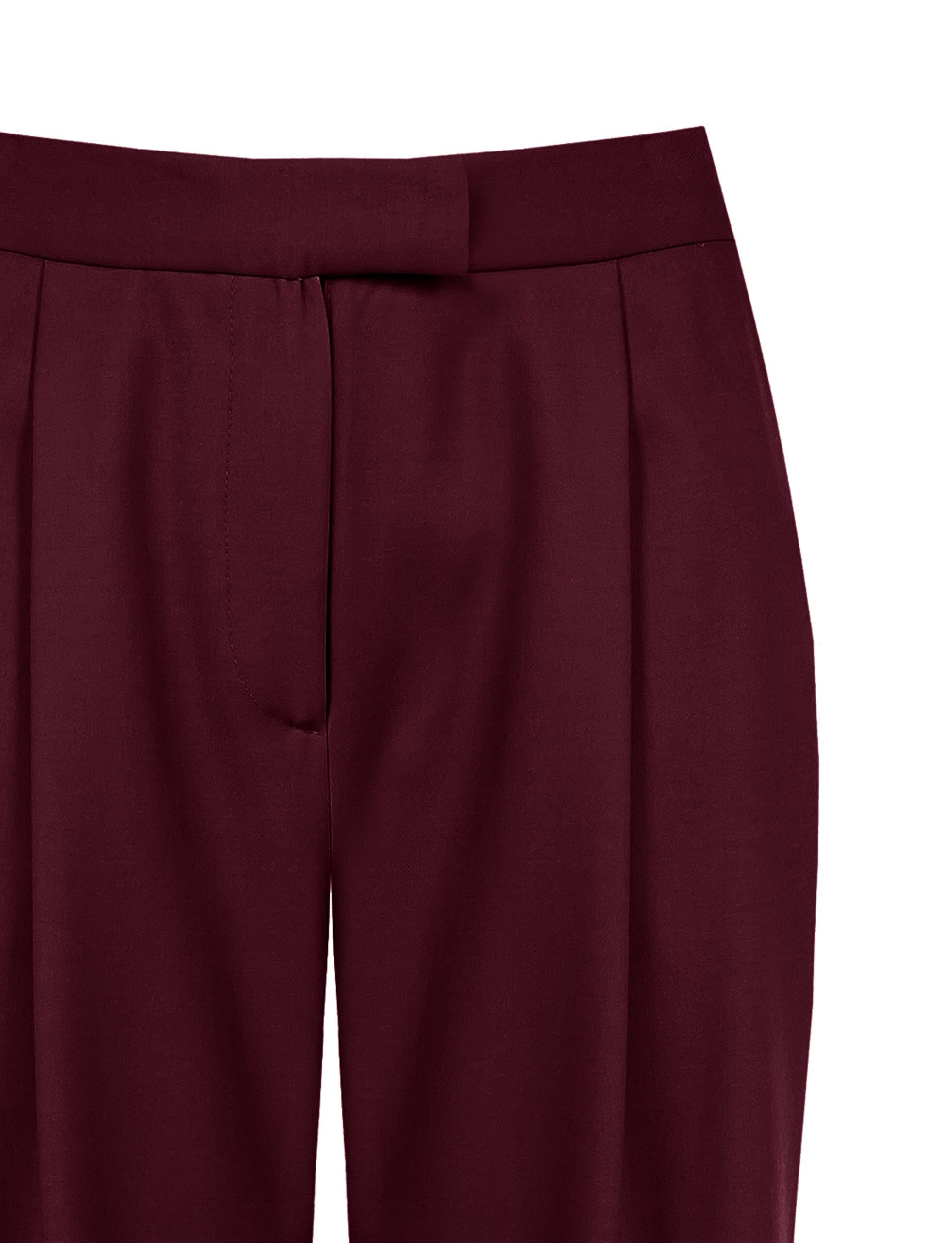 Pantaloni Palazzo In Poliviscosa Con Pinces E Tasche Rinascimento