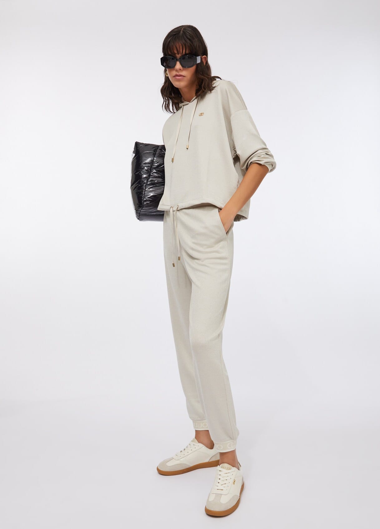 Pantaloni Jogging Lurex® Liu Jo