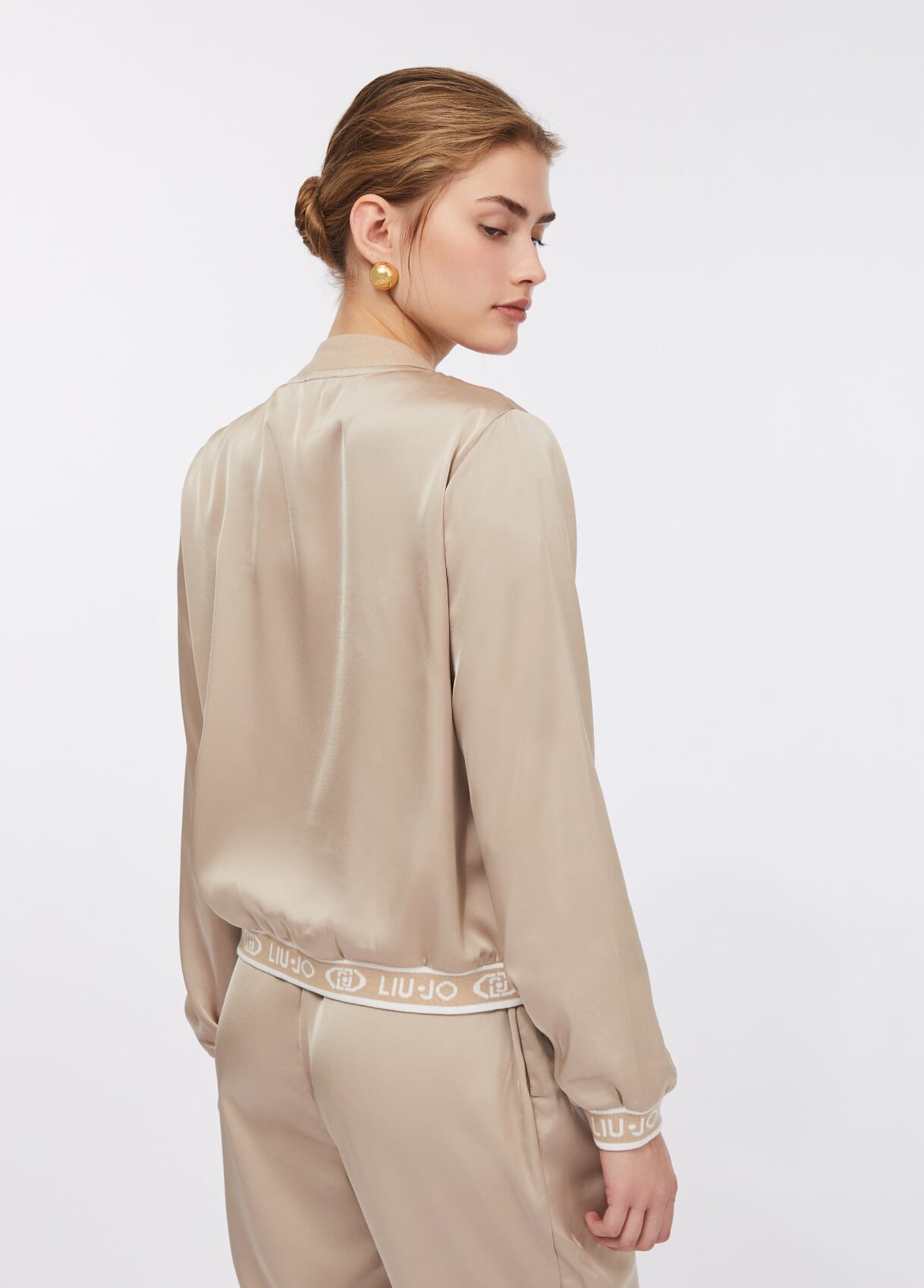 Liu Jo Satin Bomber Jacket