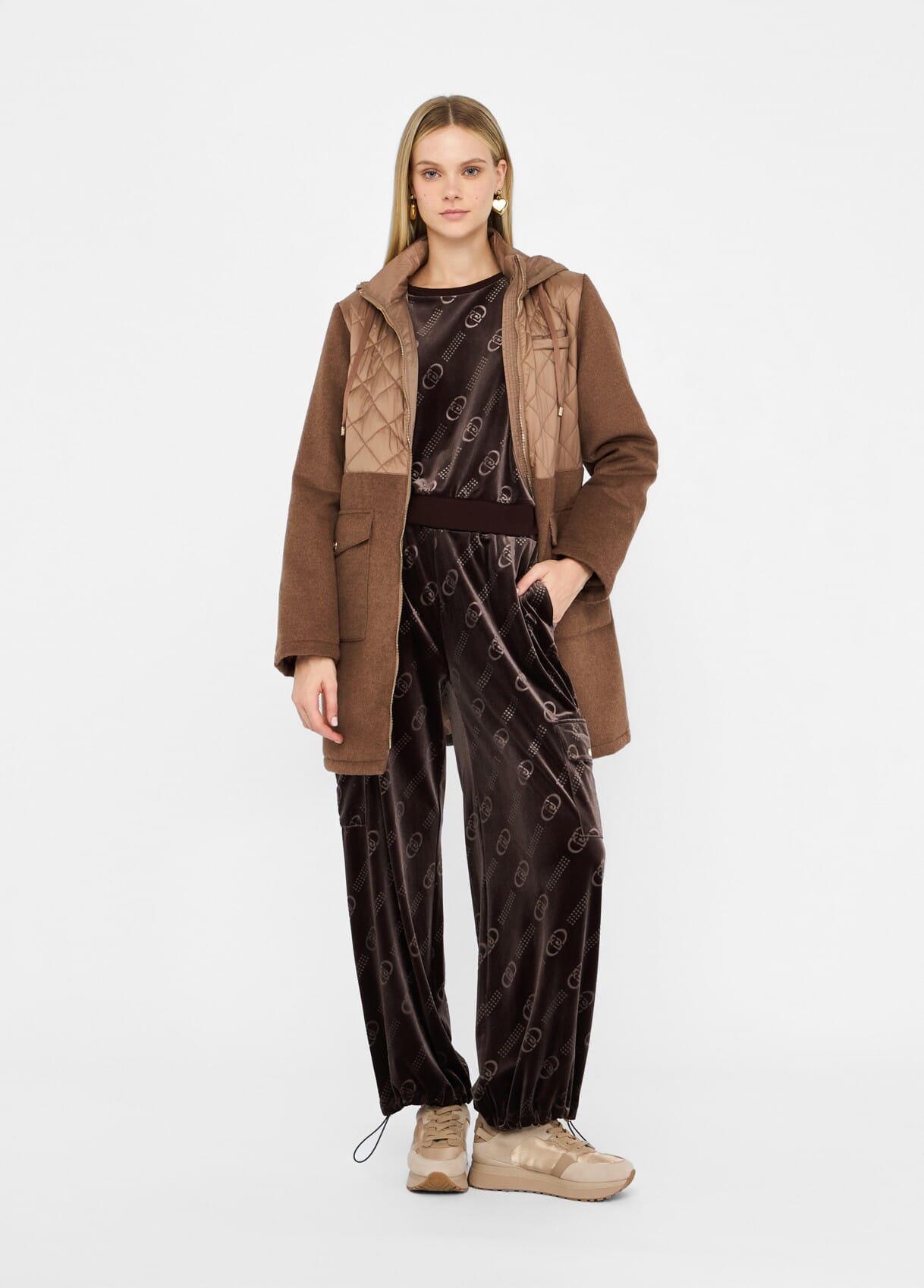 Chenille Jogging Pants With Liu Jo Logo