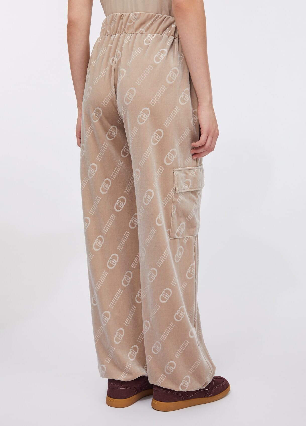 Chenille Jogging Pants With Liu Jo Logo