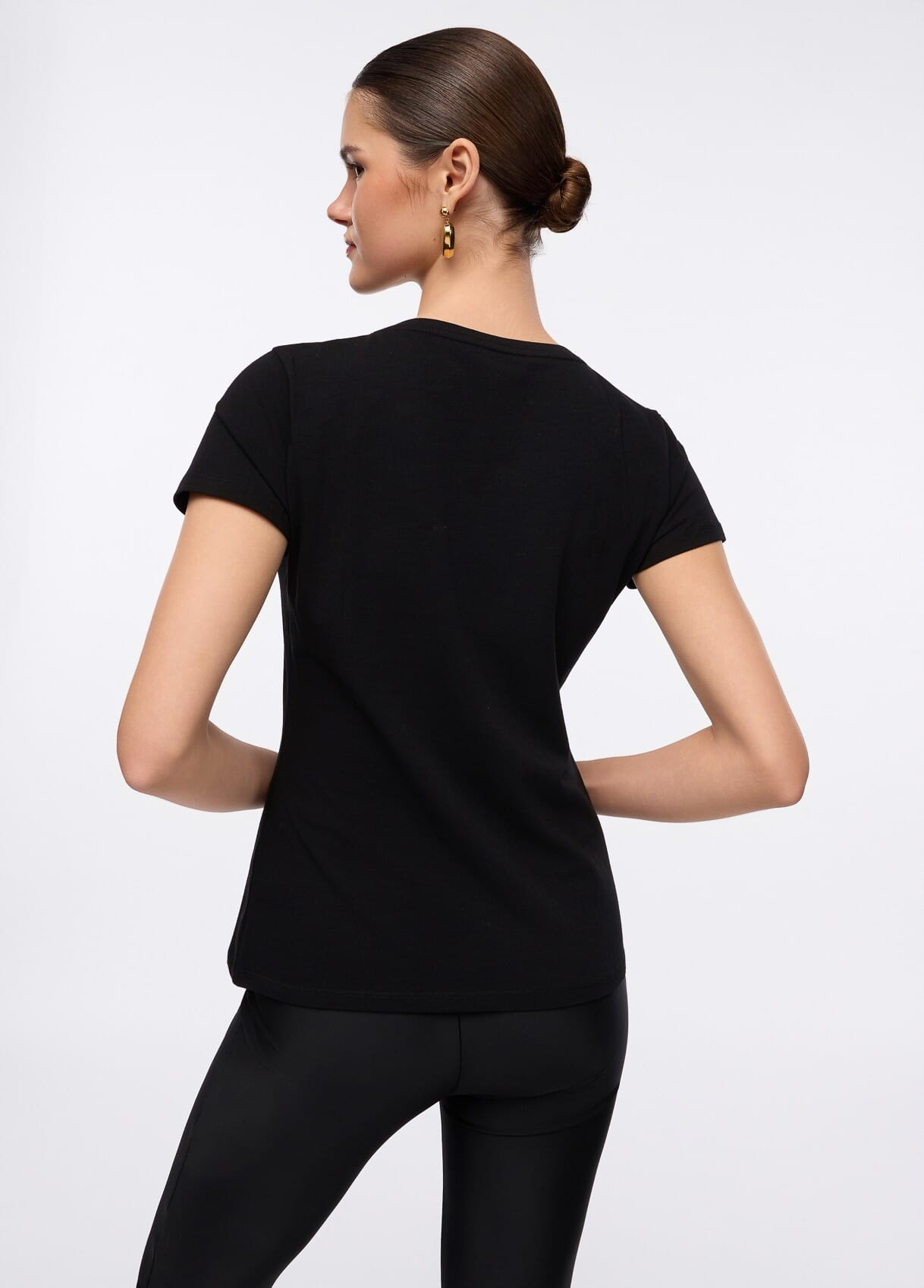 T-shirt Con Stampa Laminata Liu Jo