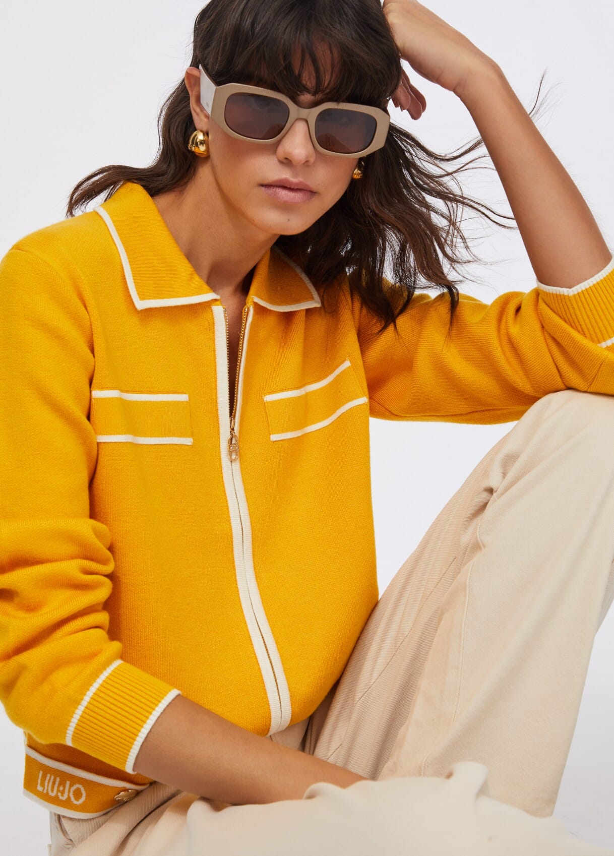 Cardigan Con Zip Liu Jo