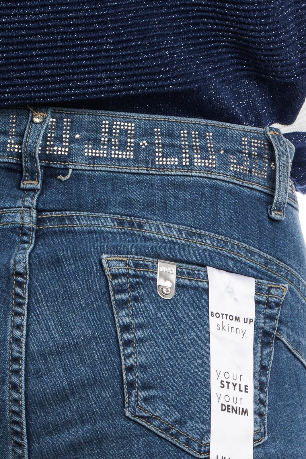 Denim avec corsage à strass Liu Jo