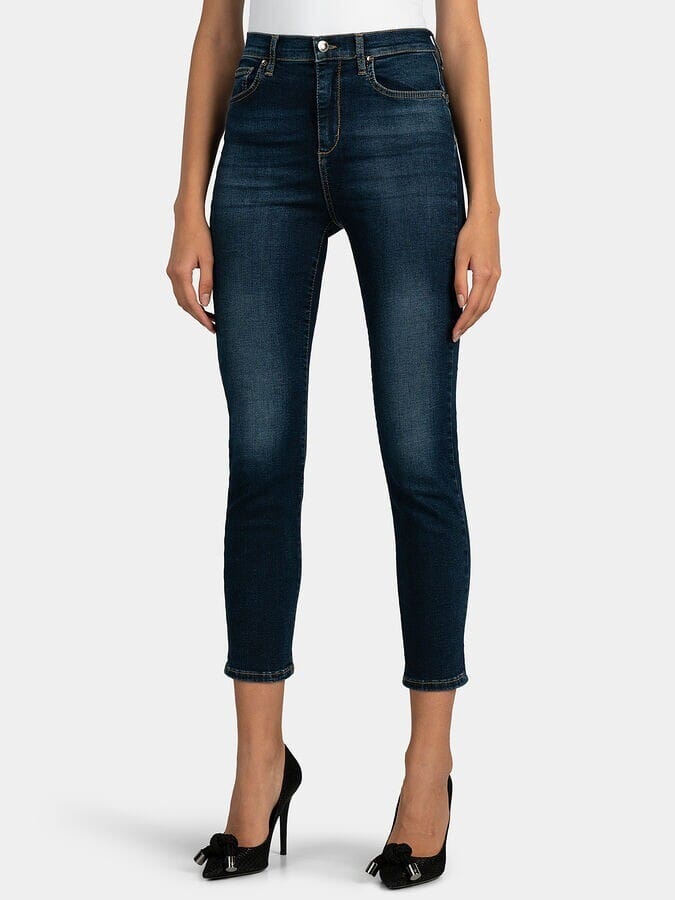 Denim Cropped Skinny Liu Jo